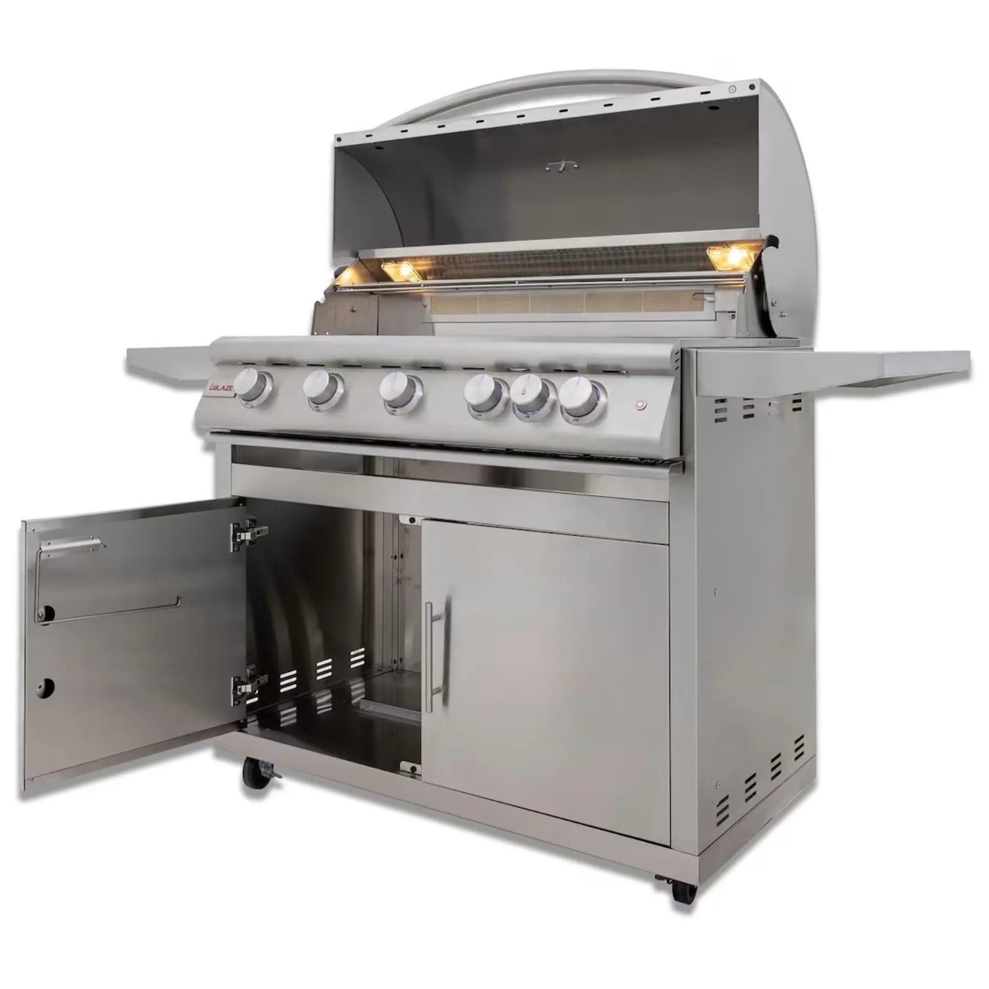 Blaze LTE+ 40-Inch 5-Burner Freestanding Gas Grill with Cart