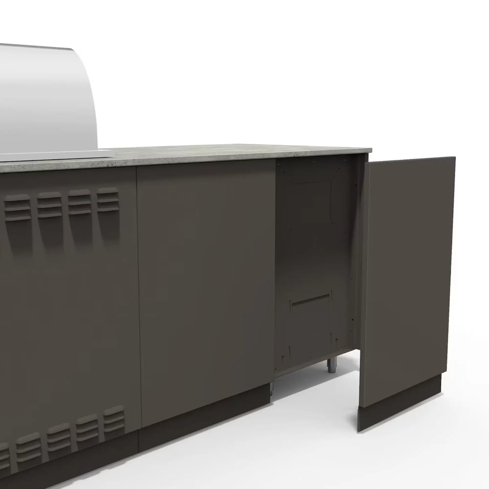 Blaze Sunrise Back Plate for 8-Ft Outdoor Kitchen Island with 40-Inch Grill – B-SNRS40-BCKP