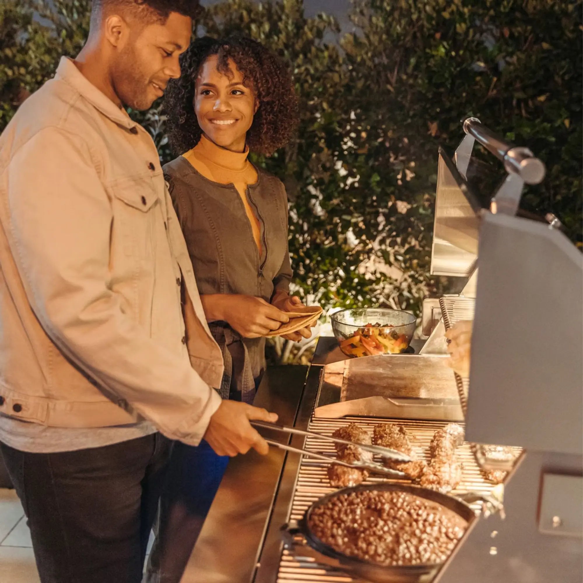 American Made Grills Estate Freedom 36" 3-Burner Built-In Gas Grill — 78,000 BTU w/ Ceramic Briquettes — EST36-FR American Made Grills