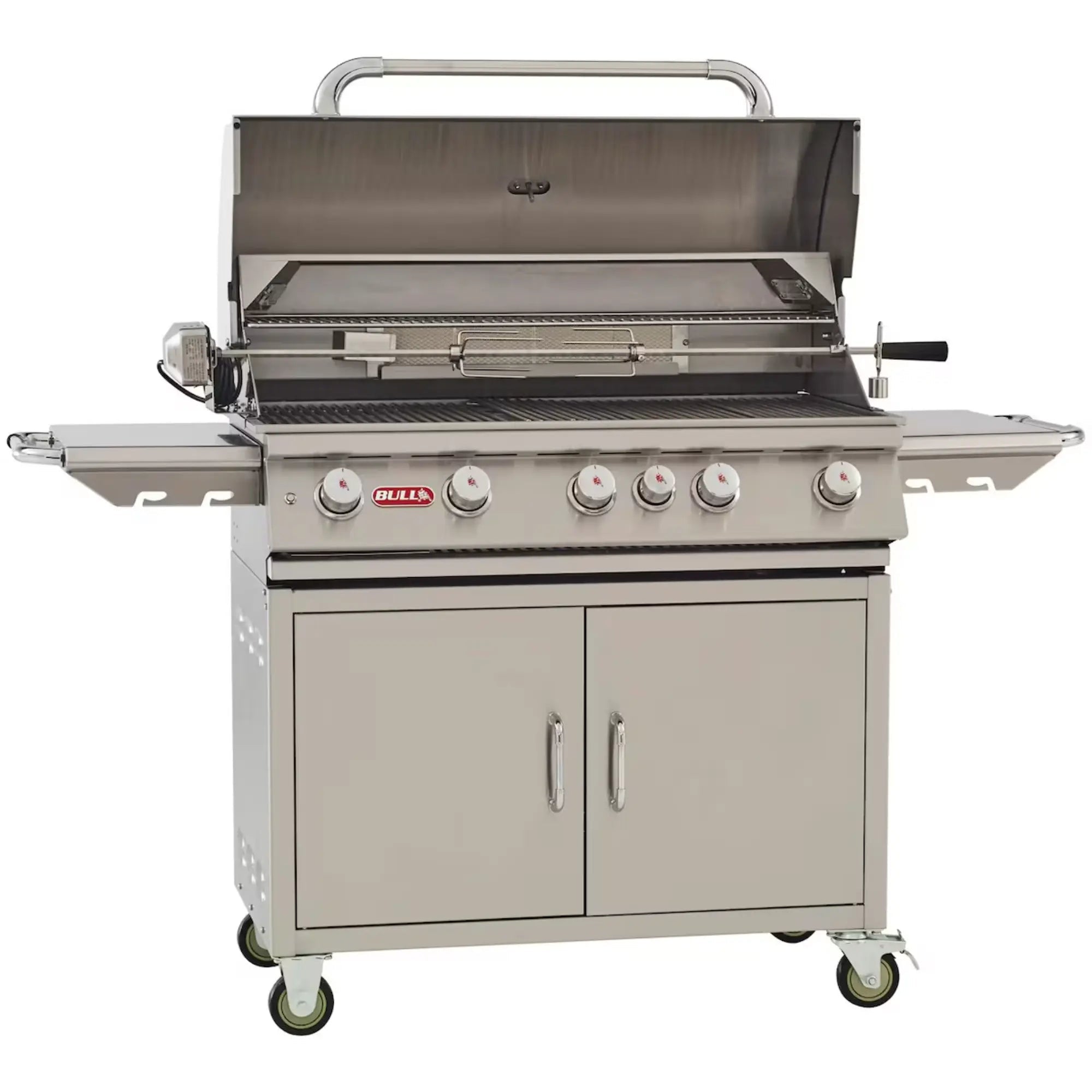Bull Brahma 38-Inch 5-Burner Freestanding Gas Grill with Cart Bull