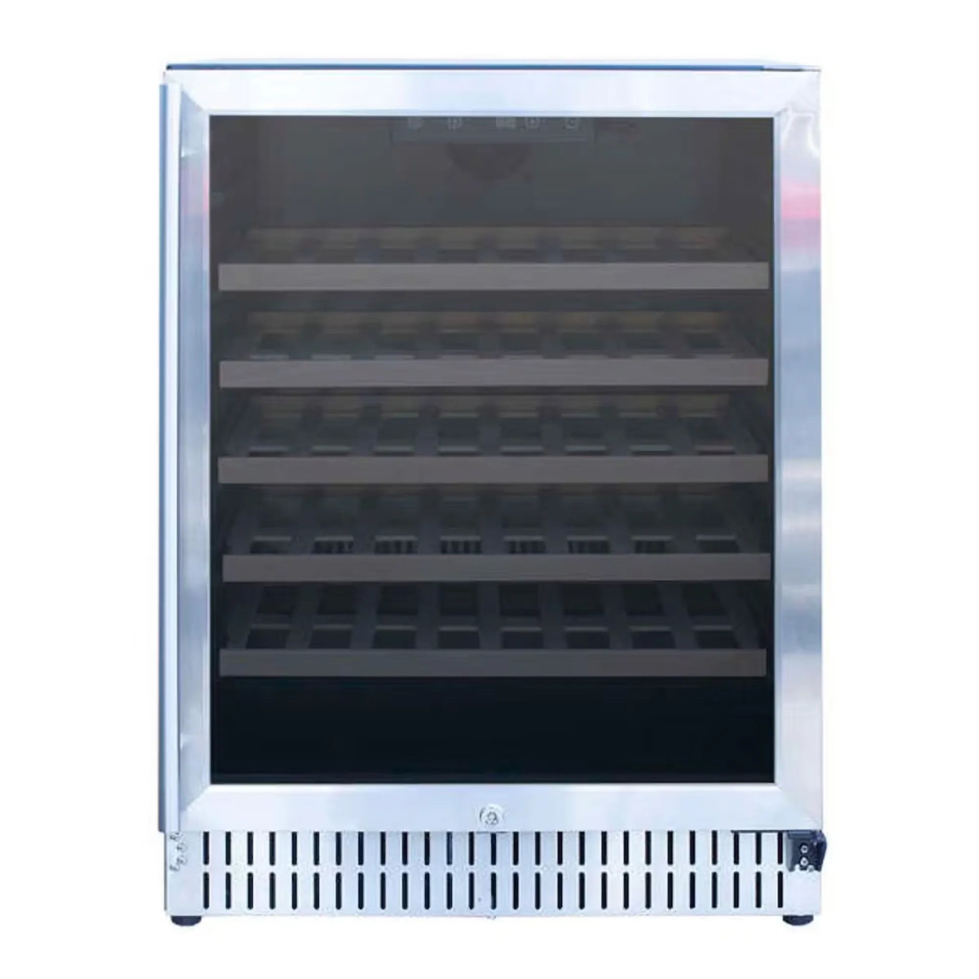Summerset 24" Outdoor Rated Single Zone Wine Cooler — 5.3 Cu. Ft., 46-Bottle capacity | RFR-24W Summerset
