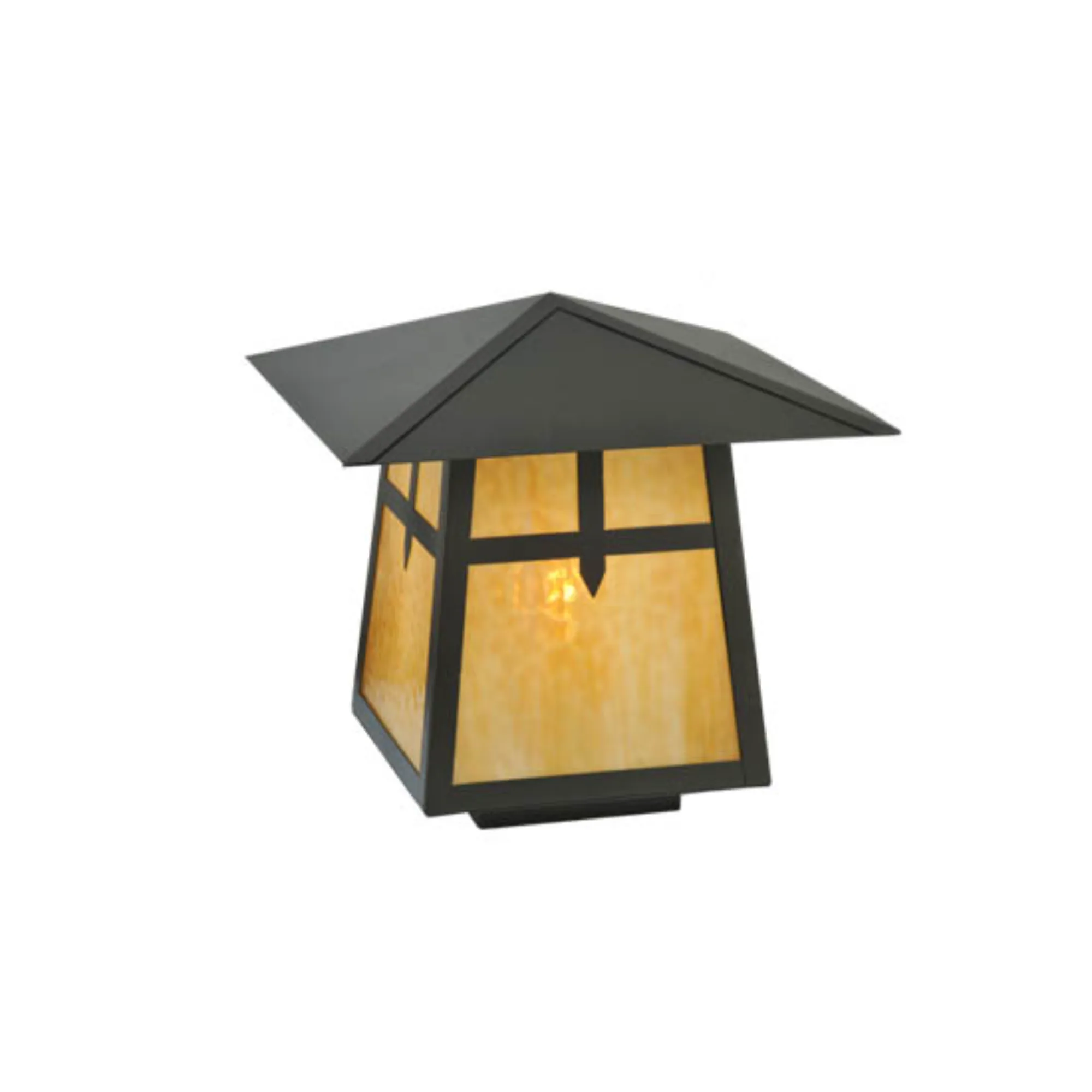 20"Sq Stillwater Cross Mission Pier Mount – Timeless Bronze – Wet-Rated – Meyda Lighting