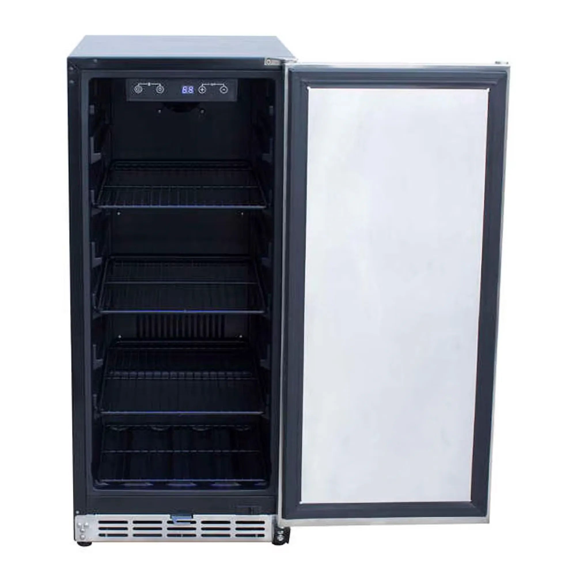 Summerset 15" 3.2 Cu. Ft. Outdoor Rated Refrigerator — Stainless Steel Door & Handle | RFR-15S Summerset