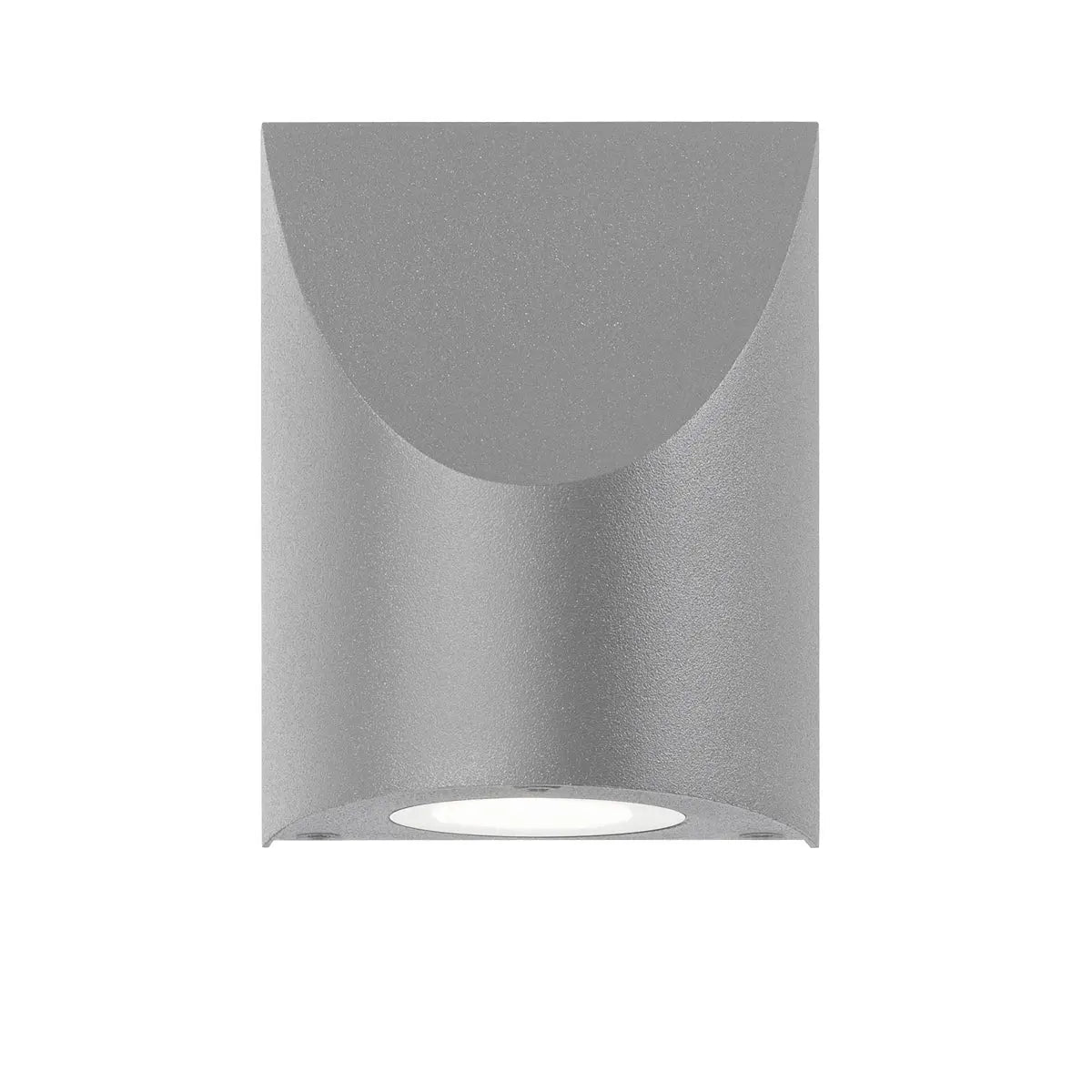 Shear Wall Sconce - Textured Gray - 4.75" H 3.5" W - Sonneman