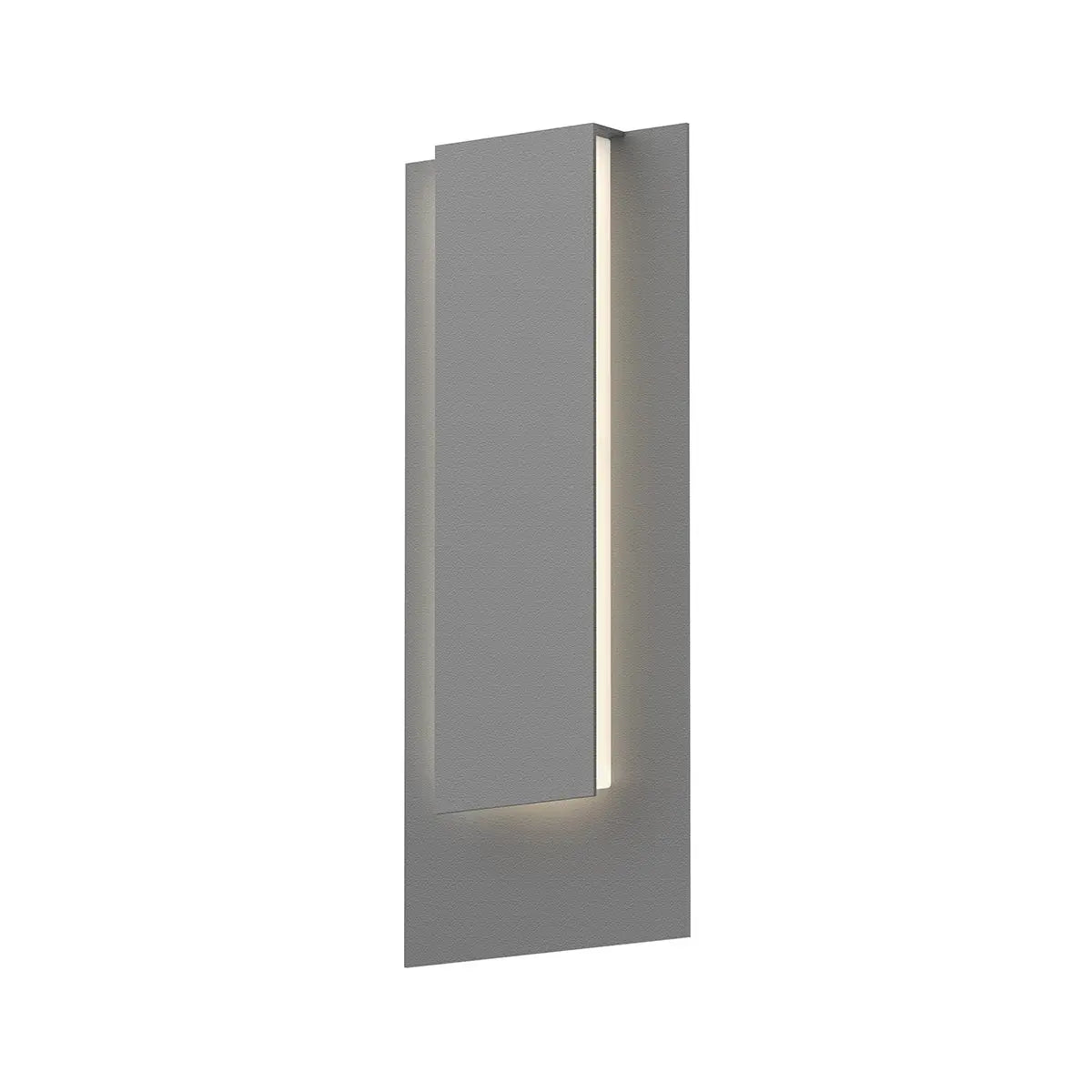 Reveal Wall Sconce - Textured Gray - 19" H 8" W - Sonneman