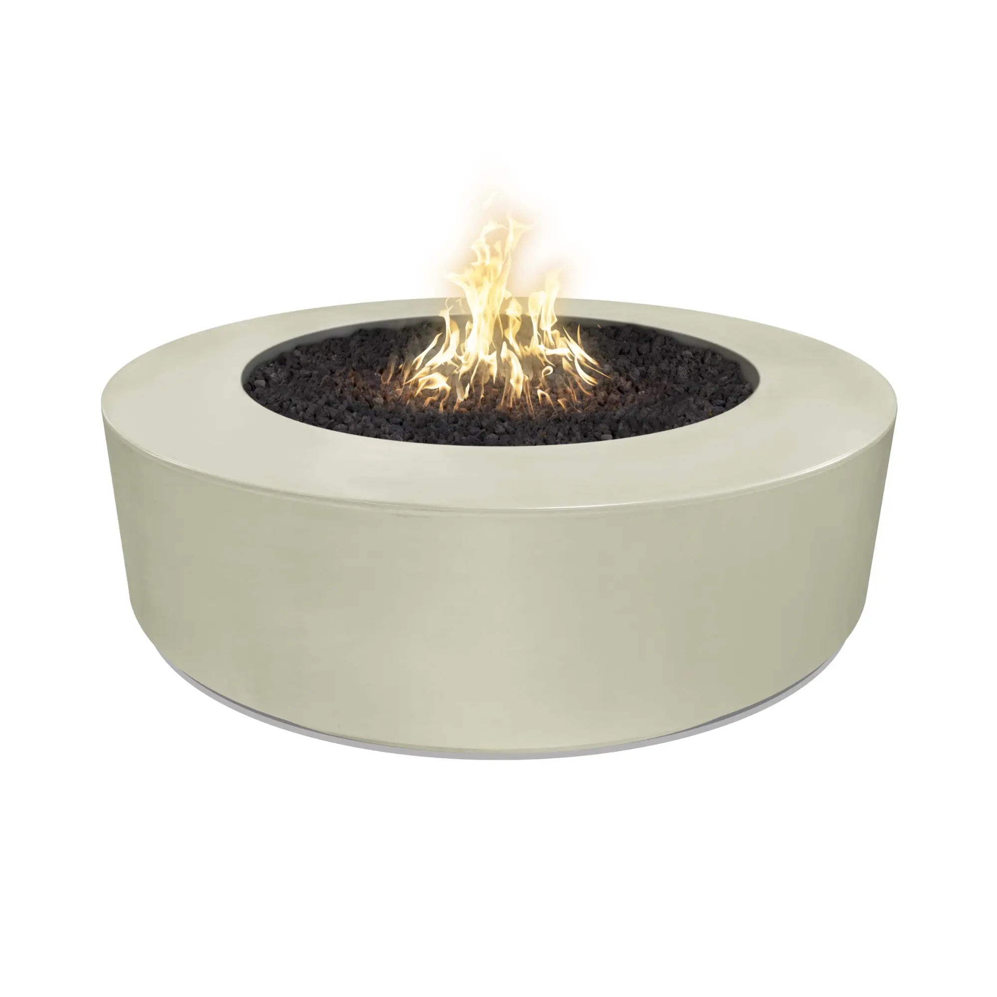 Florence 72" Round Concrete Gas Fire Pit – The Outdoor Plus
