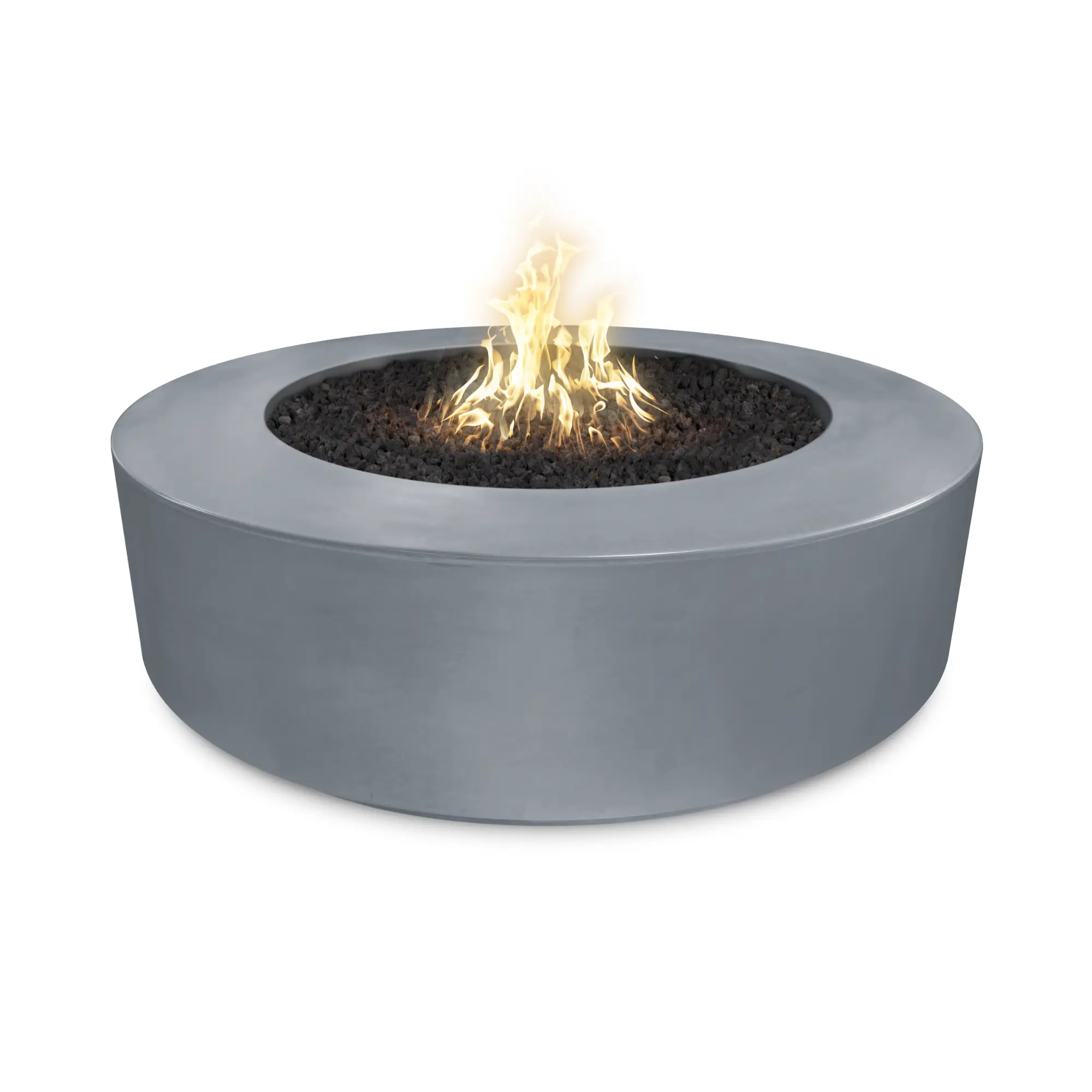 Florence 72" Round Concrete Gas Fire Pit – The Outdoor Plus