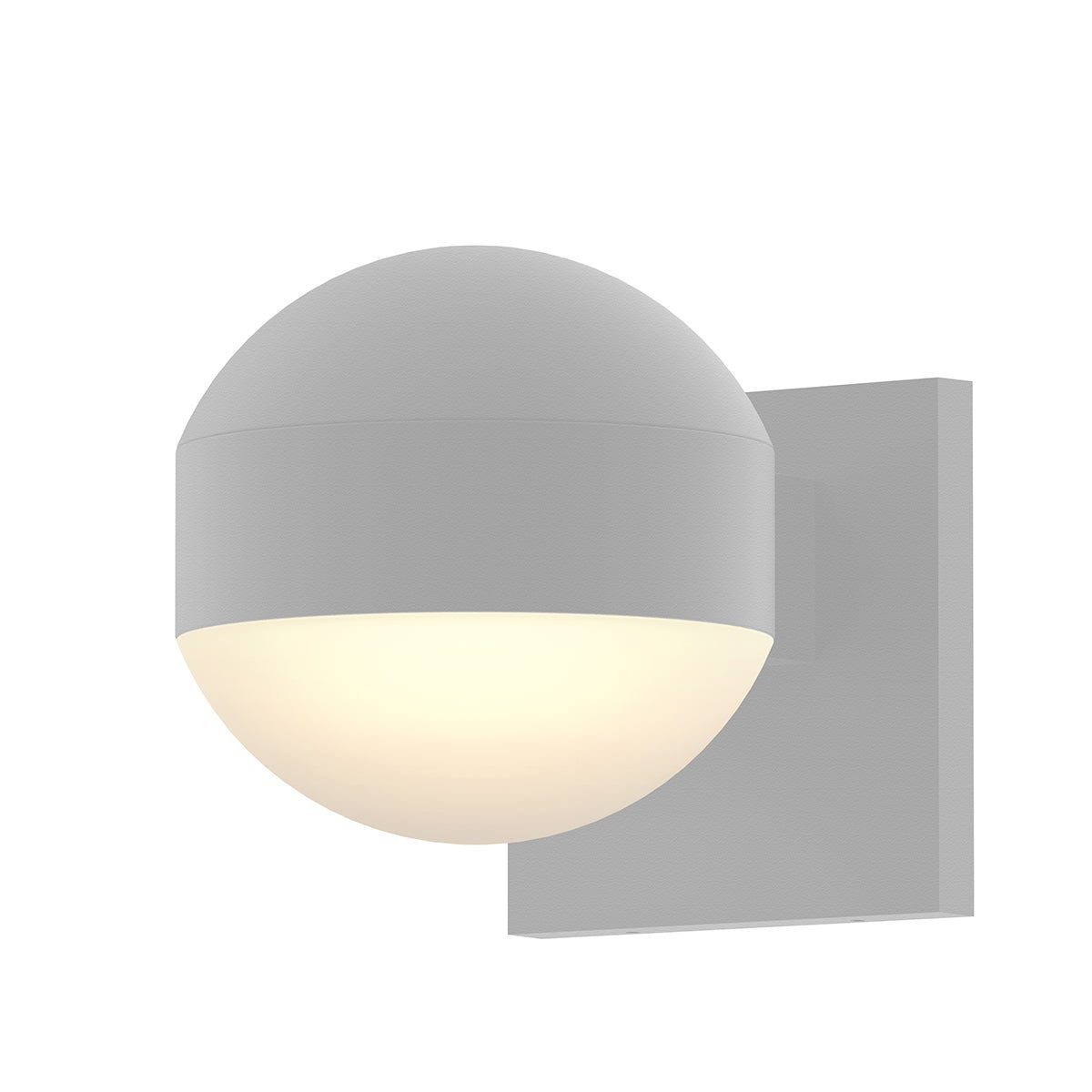 REALS Wall Sconce - Texture White - 5" H 5" W - Sonneman