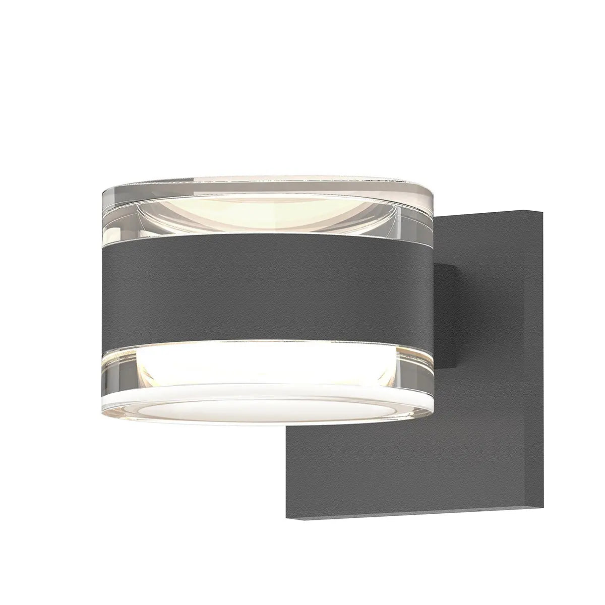 REALS Wall Sconce - Textured Gray - 3.25" H 5" W - Sonneman