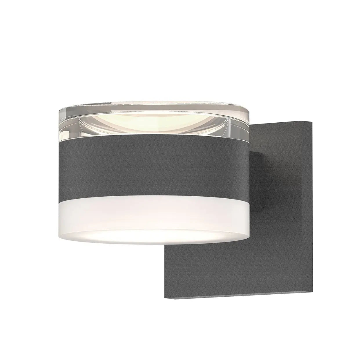REALS Wall Sconce - Textured Gray - 3.25" H 5" W - Sonneman