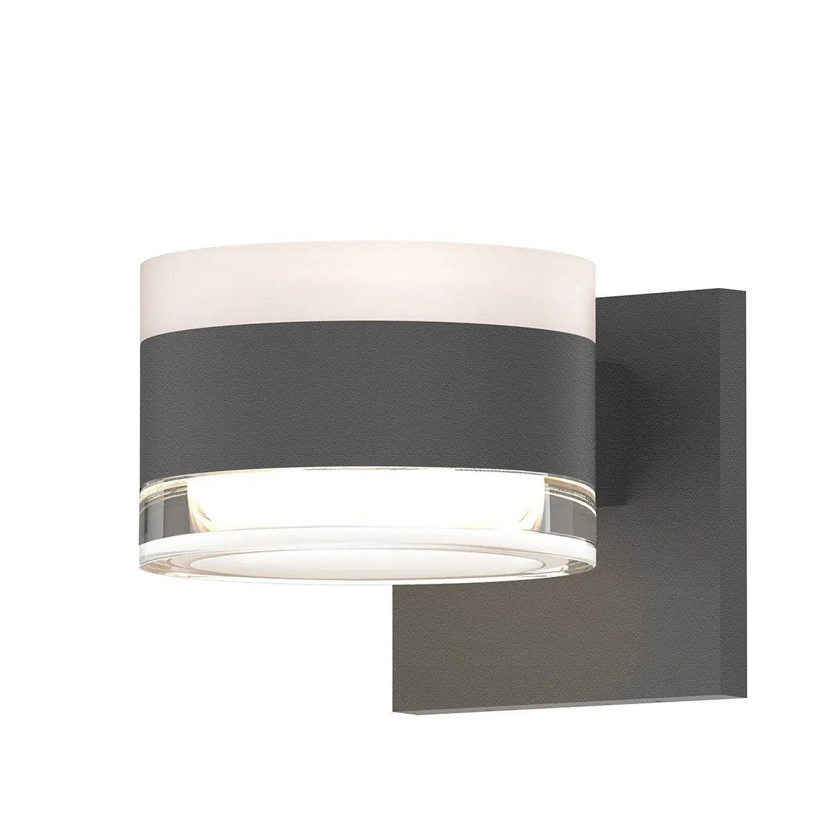 REALS Wall Sconce - Textured Gray - 3.25" H 5" W - Sonneman