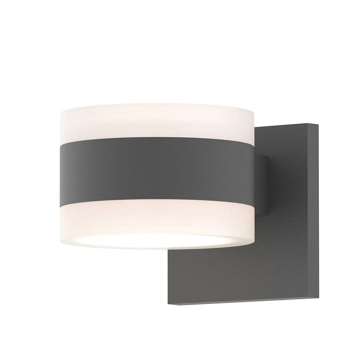 REALS Wall Sconce - Textured Gray - 3.25" H 5" W - Sonneman