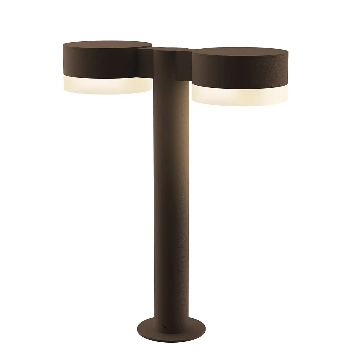 REALS LED Luminaries - Bollard - Textured Bronze - 16" H 5" W - Sonneman