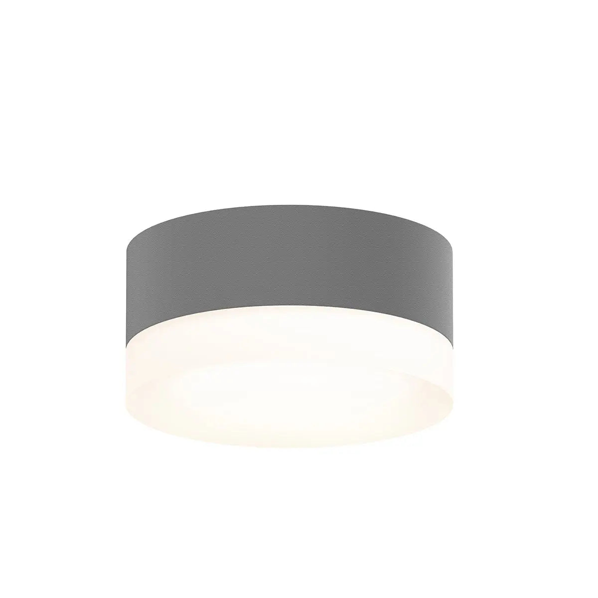 REALS Surface Mount - Flush Mount - Textured Gray - 2.5" H 5" W - Sonneman