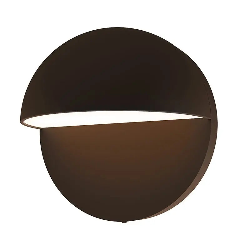Mezza Cupola™ Wall Sconce - Textured Bronze - 5" W - Sonneman
