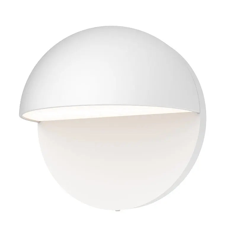 Mezza Cupola™ Wall Sconce - Texture White - 5" W - Sonneman