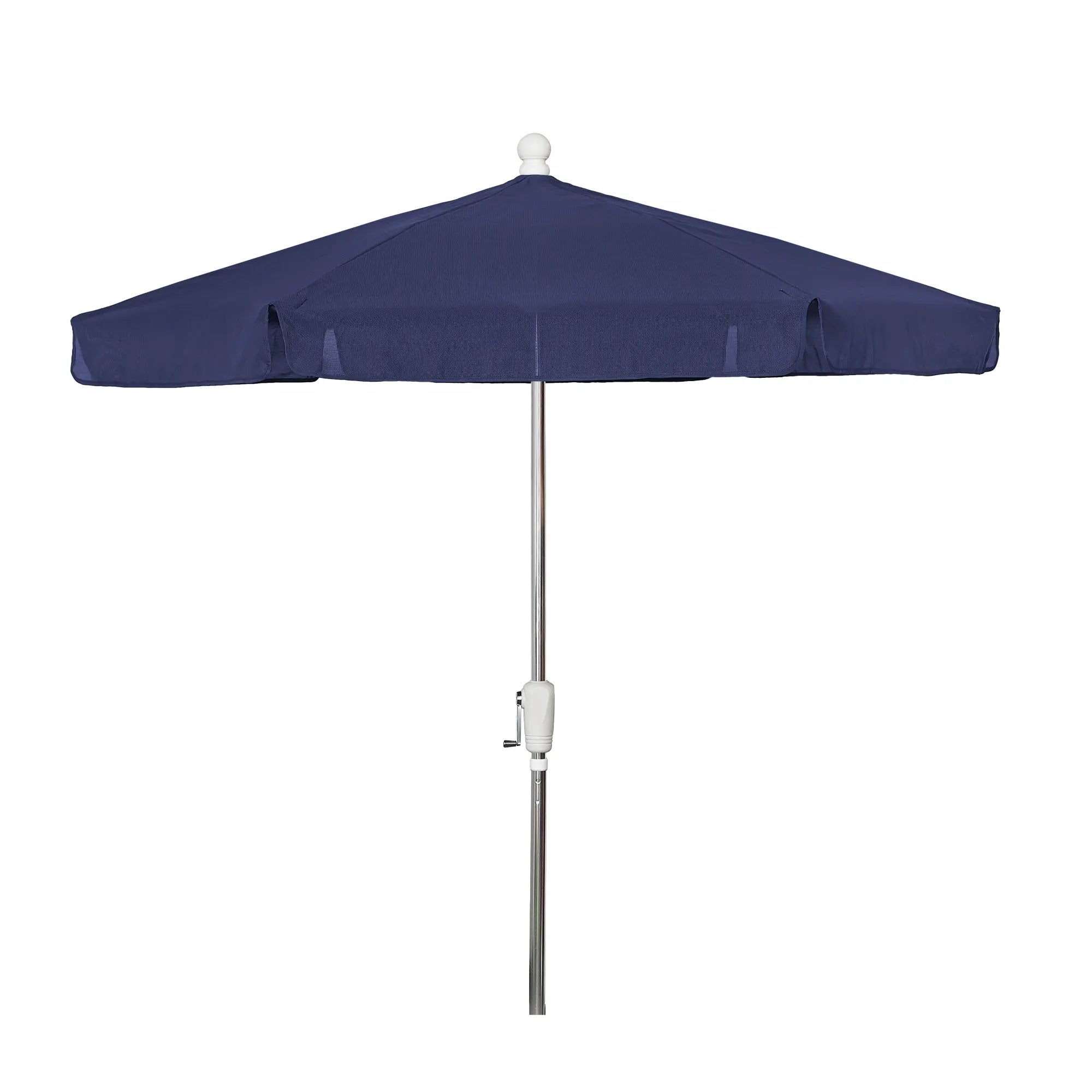 FiberBuilt 7.5' Hex Garden Umbrella – Crank Lift – Valance Canopy