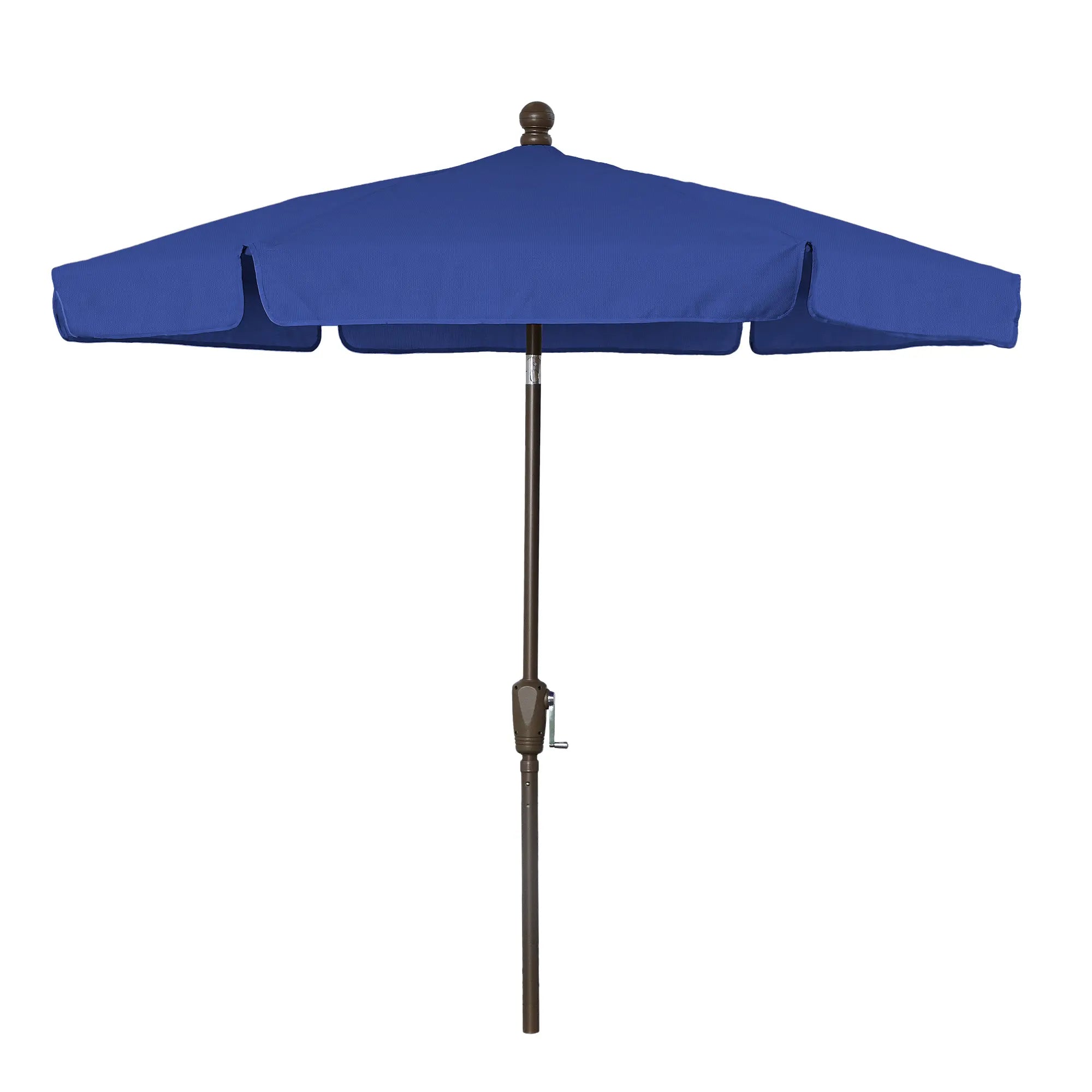 FiberBuilt 7.5' Hex Garden Umbrella – Crank Lift – Valance Canopy