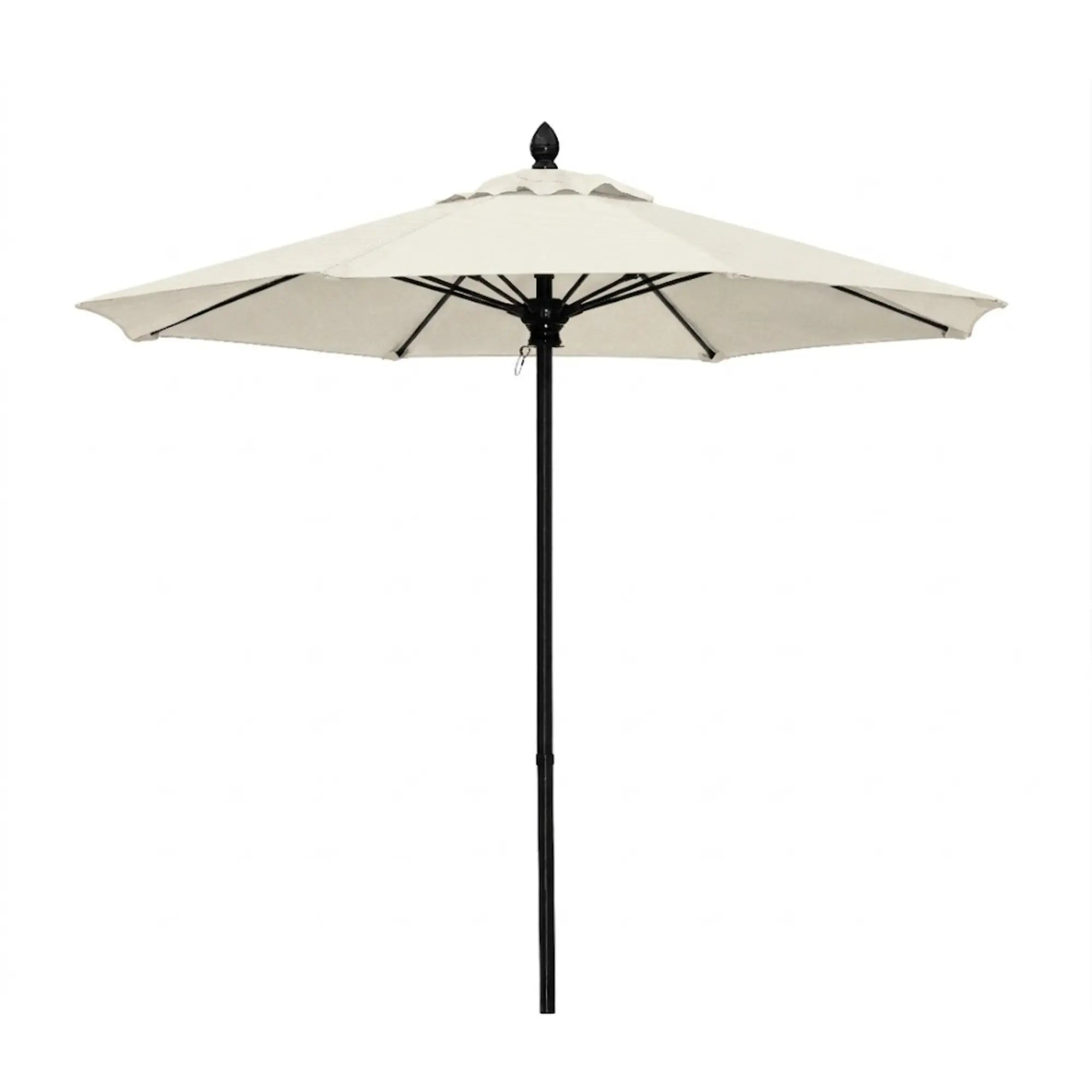 FiberBuilt 7.5' Oct Market Umbrella – Push-Up & Pin Lift – Marine-Grade Solution-Dyed Acrylic Canopy