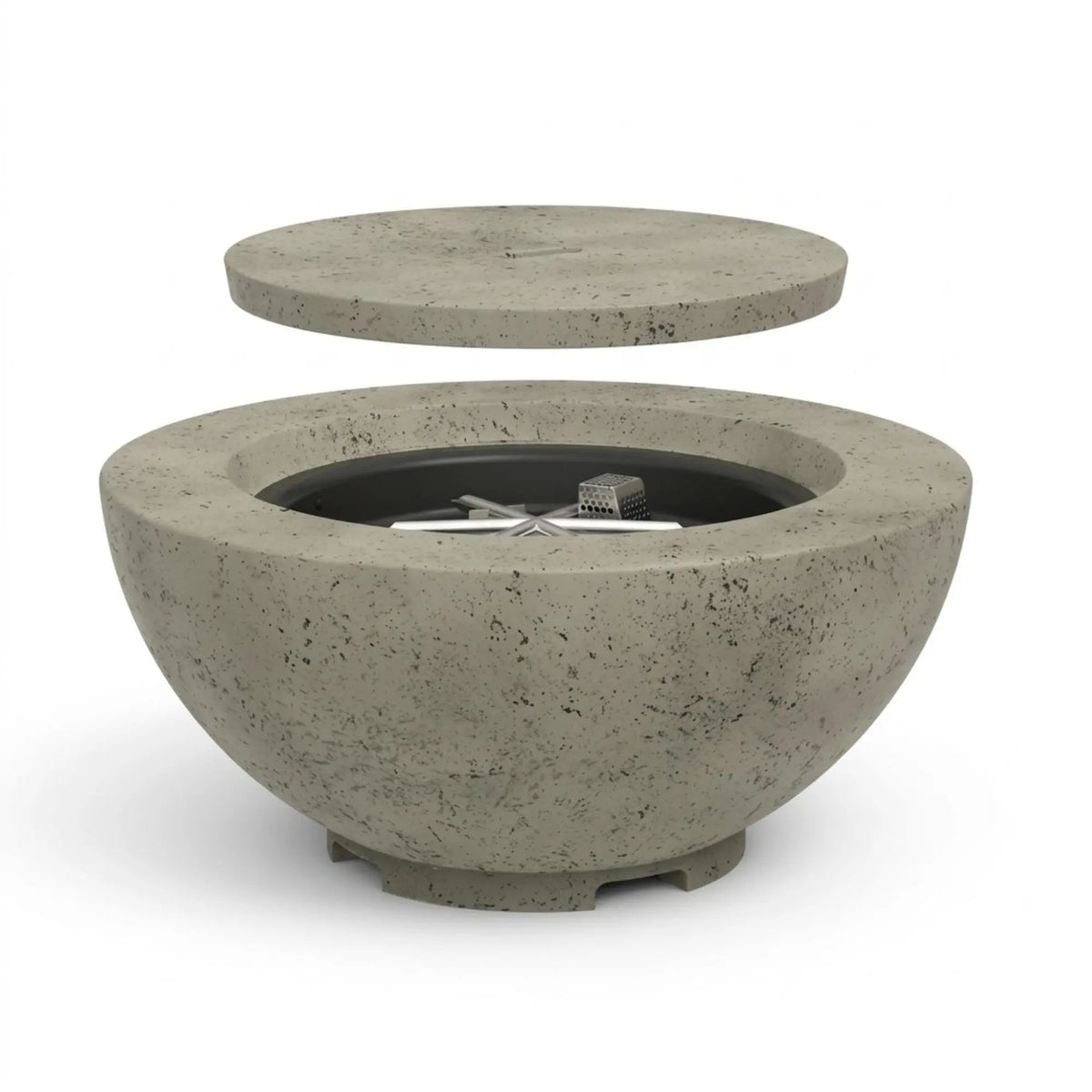 American Fyre Designs Chat Height 32" Round GFRC Gas Fire Bowl American Fyre Designs