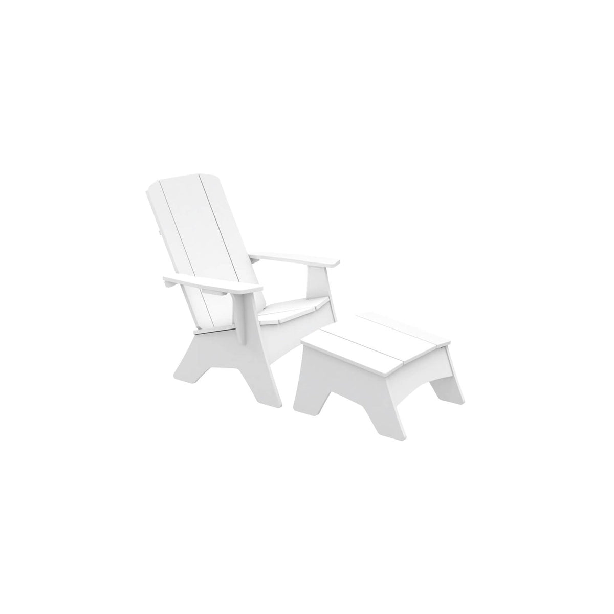 Ledge Lounger Mainstay Adirondack Ottoman Resin - view 6