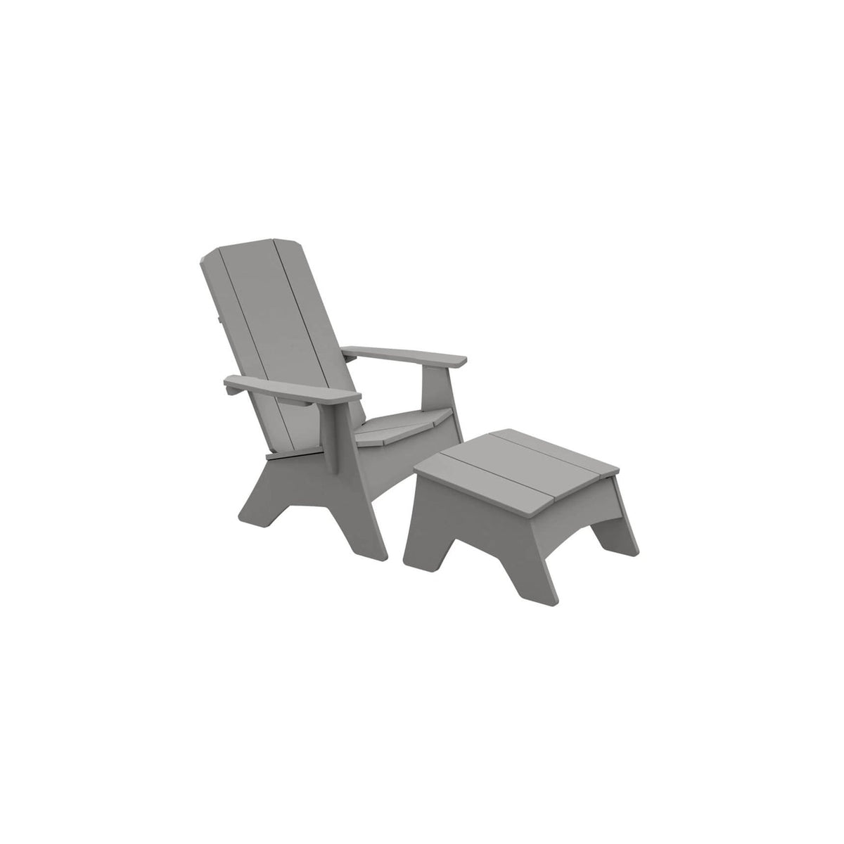 Ledge Lounger Mainstay Adirondack Ottoman Resin - view 8