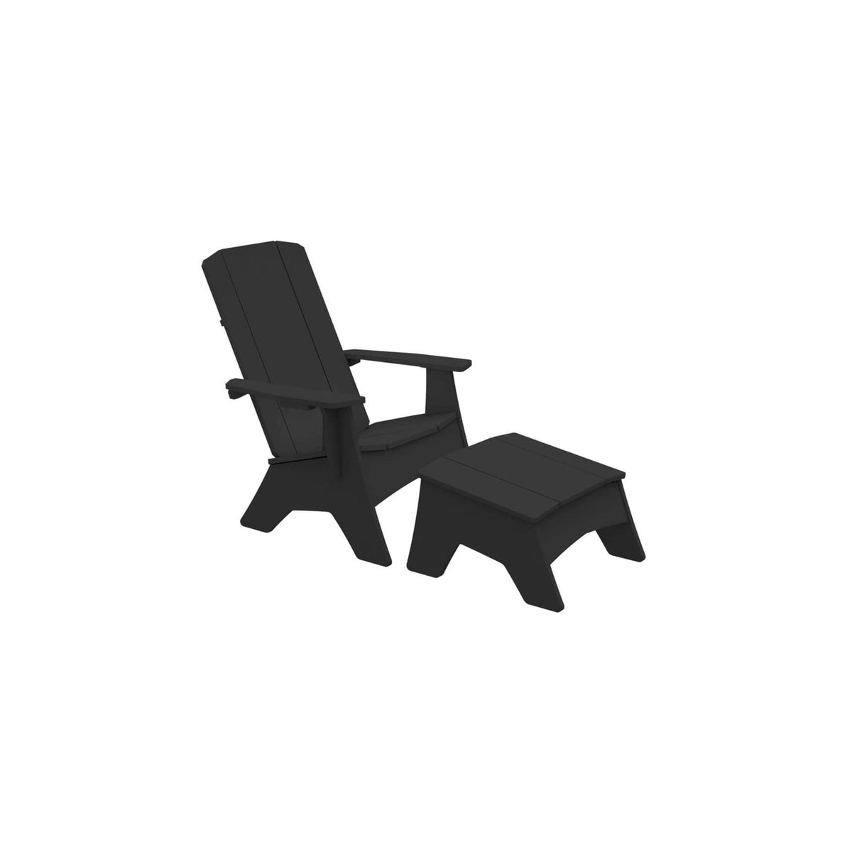 Ledge Lounger Mainstay Adirondack Ottoman Resin - view 9
