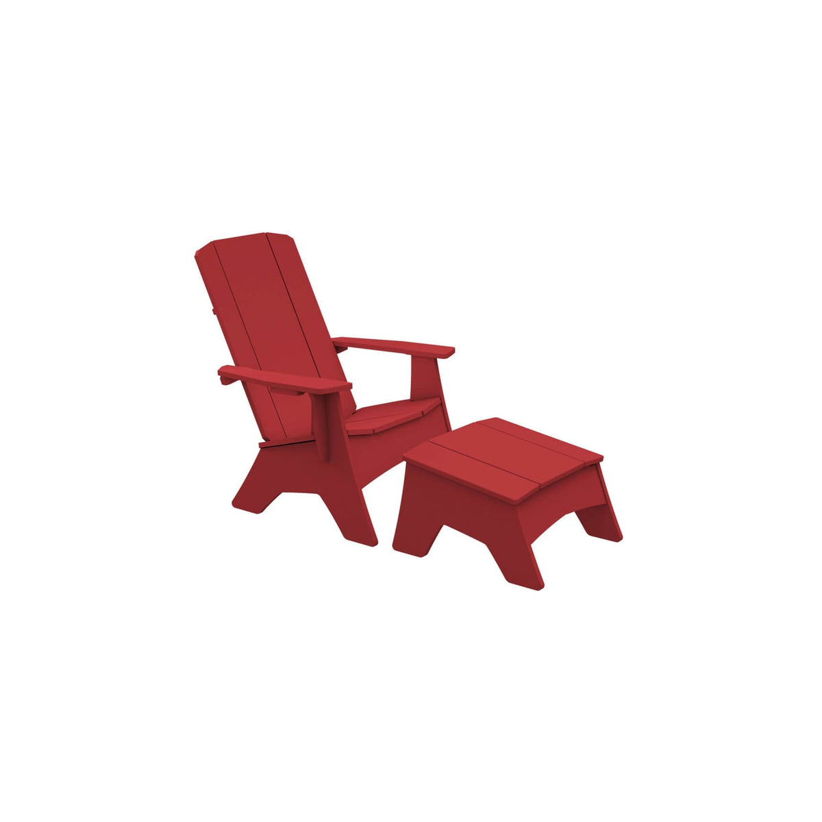 Ledge Lounger Mainstay Adirondack Ottoman Resin - view 12