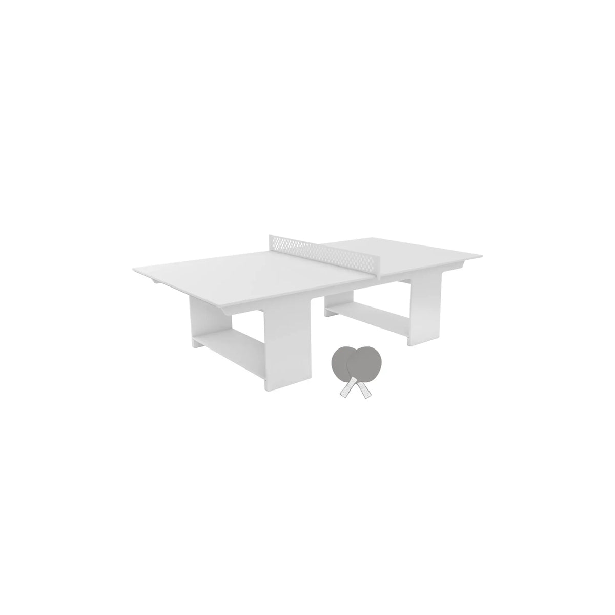 Ledge Lounger Table Tennis Set Resin Outdoor Ping Pong Table - view 32