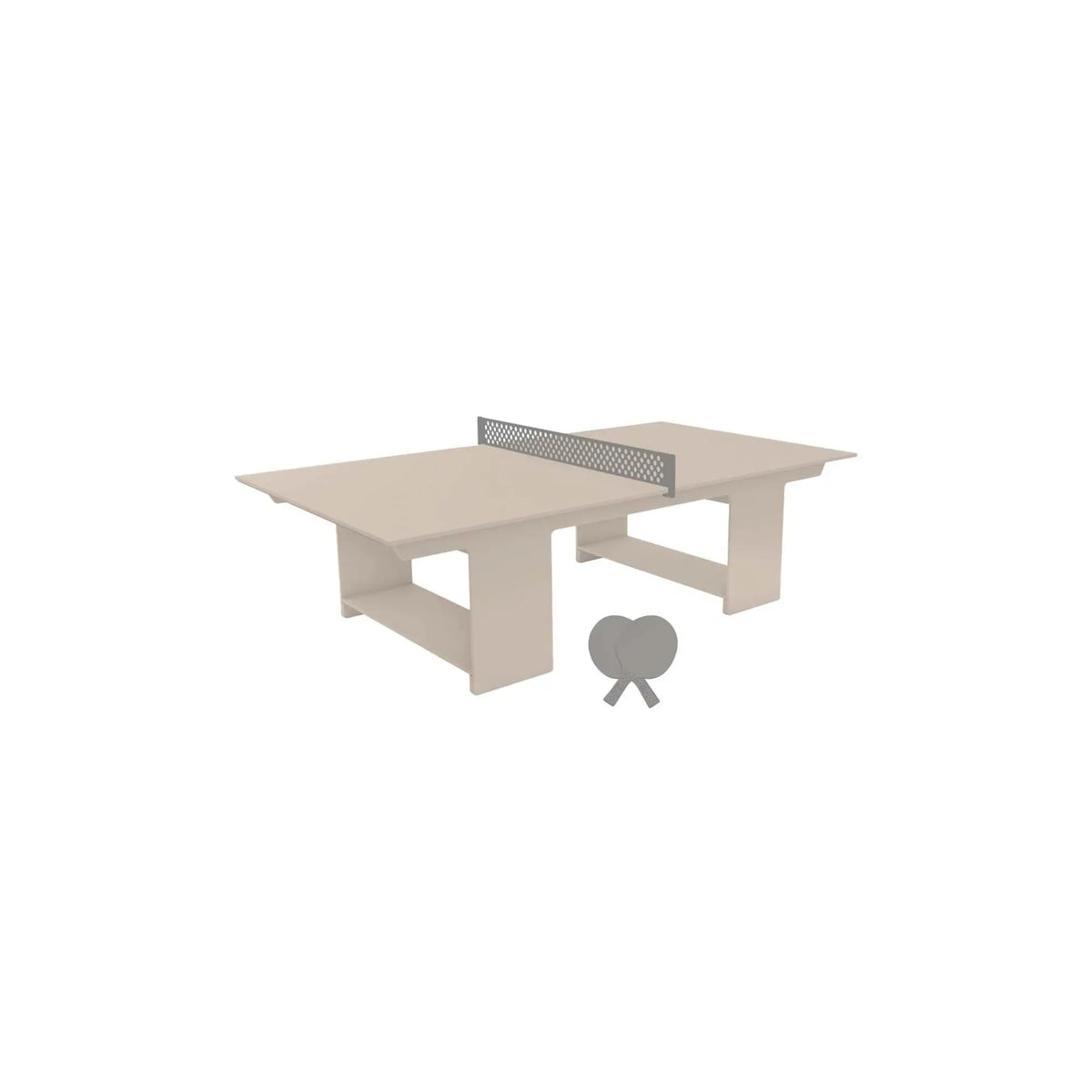 Ledge Lounger Table Tennis Set Resin Outdoor Ping Pong Table - view 41