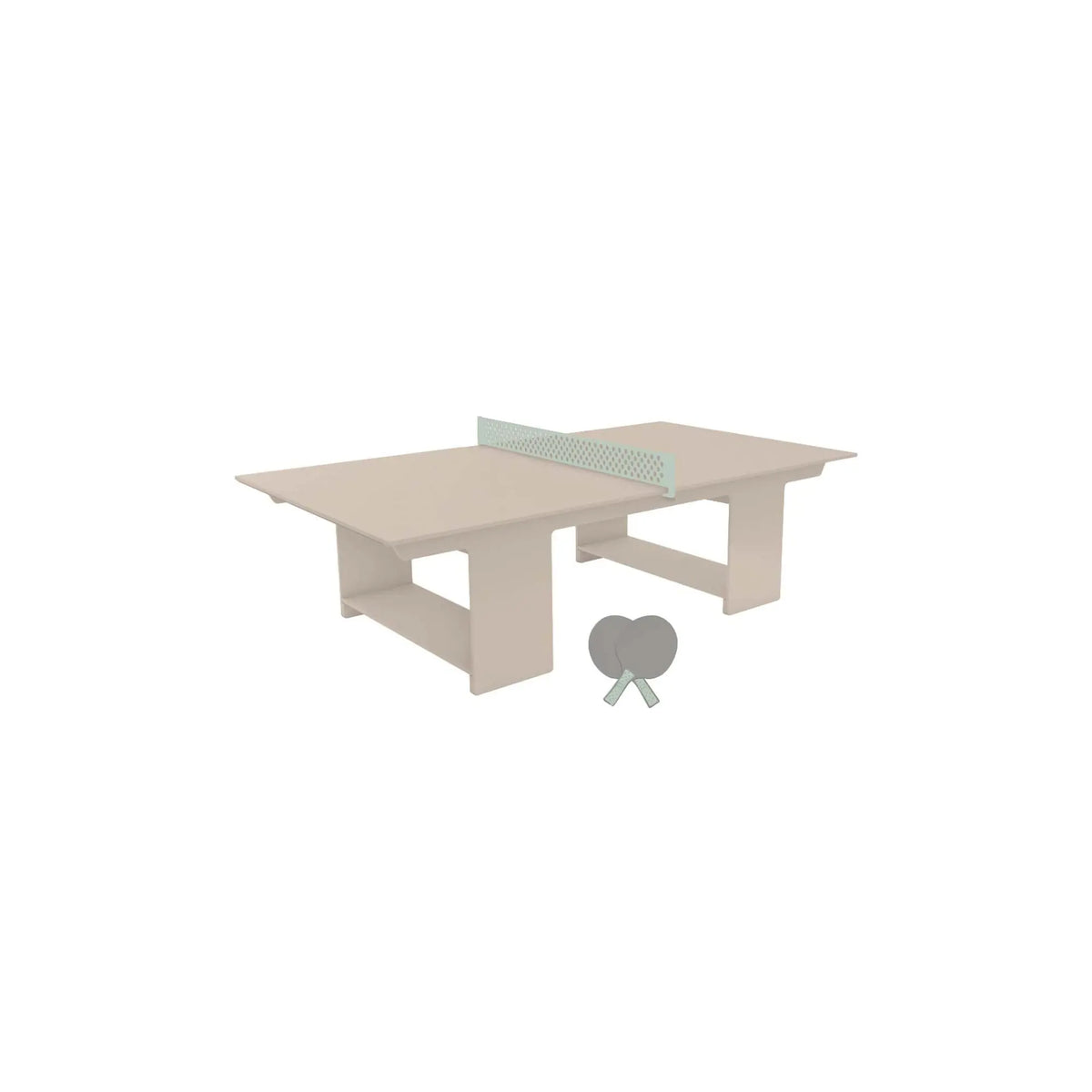Ledge Lounger Table Tennis Set Resin Outdoor Ping Pong Table - view 44