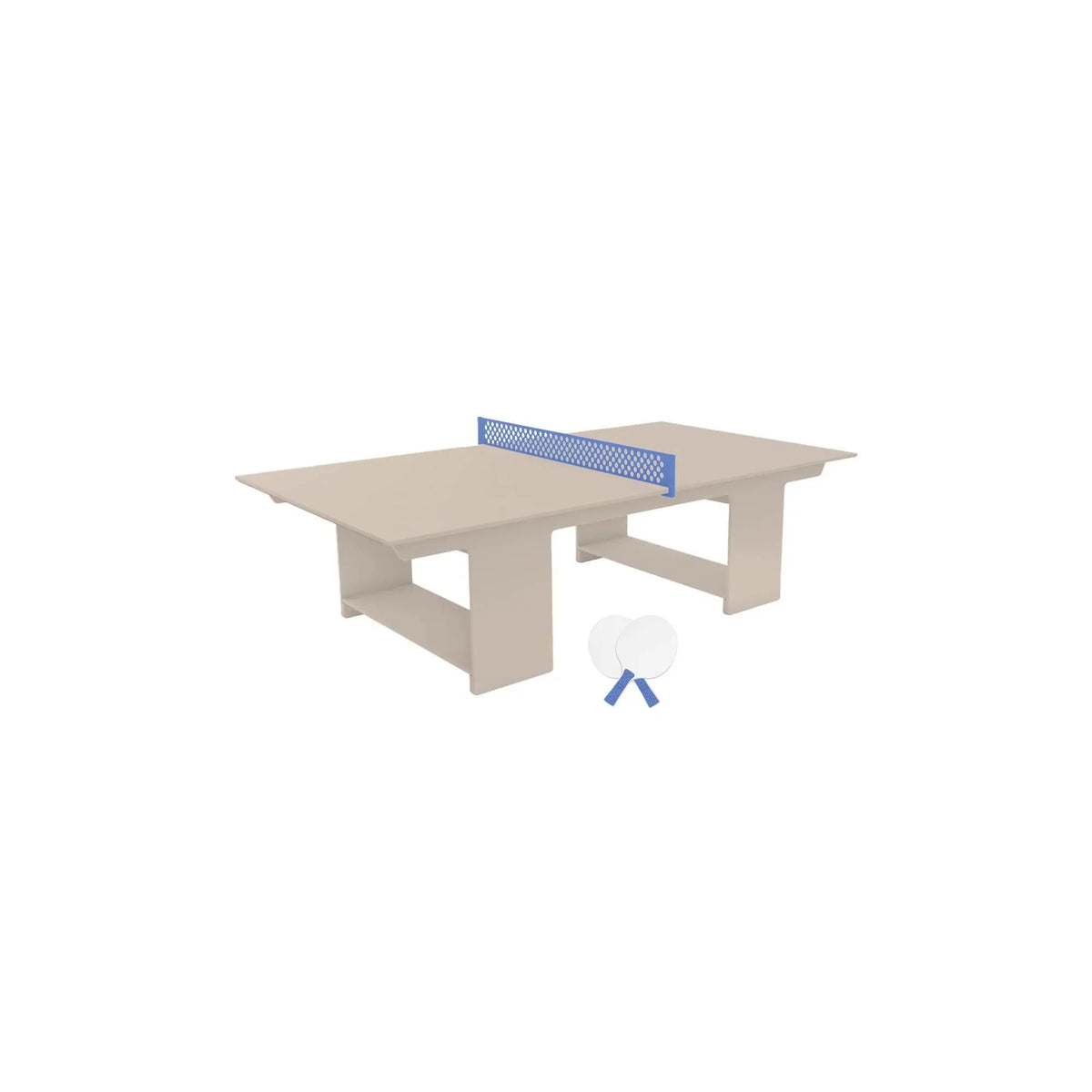 Ledge Lounger Table Tennis Set Resin Outdoor Ping Pong Table - view 45