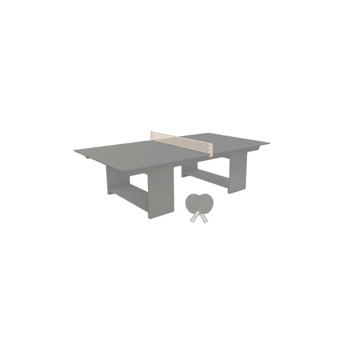 Ledge Lounger Table Tennis Set Resin Outdoor Ping Pong Table - view 56