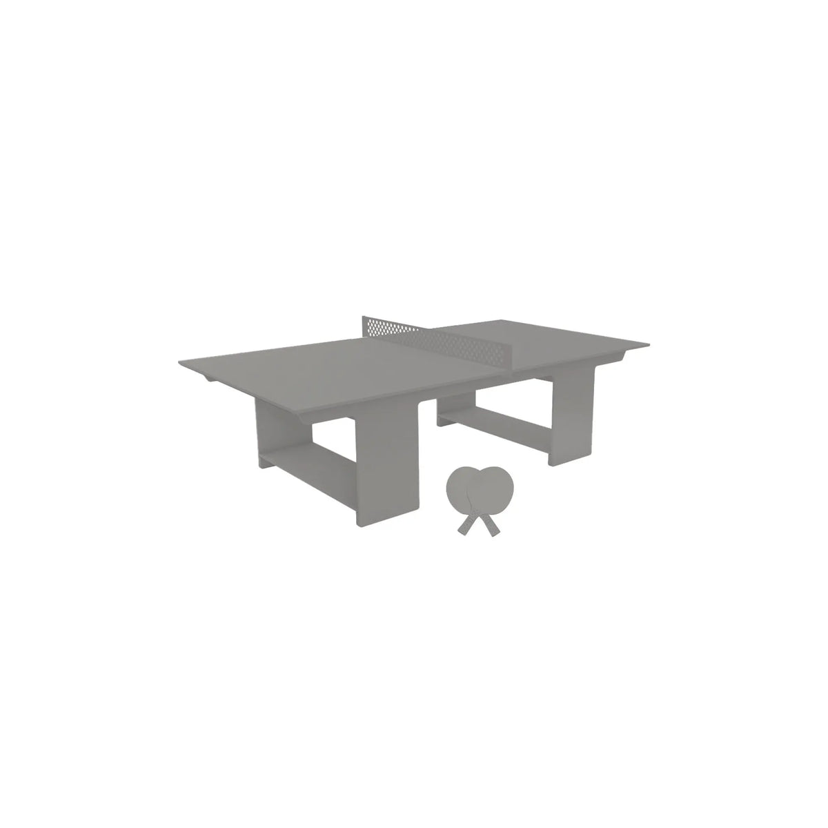 Ledge Lounger Table Tennis Set Resin Outdoor Ping Pong Table - view 59