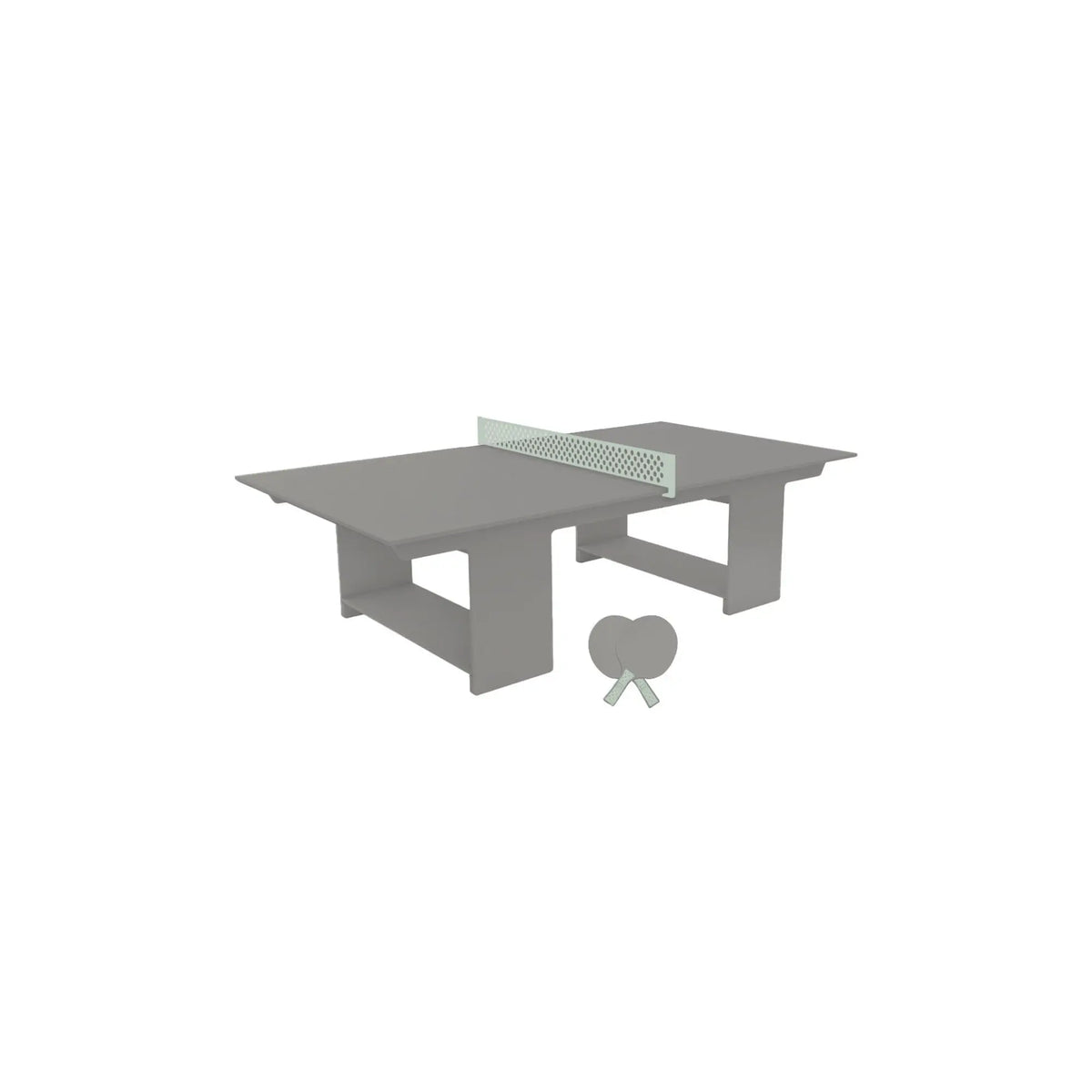 Ledge Lounger Table Tennis Set Resin Outdoor Ping Pong Table - view 62