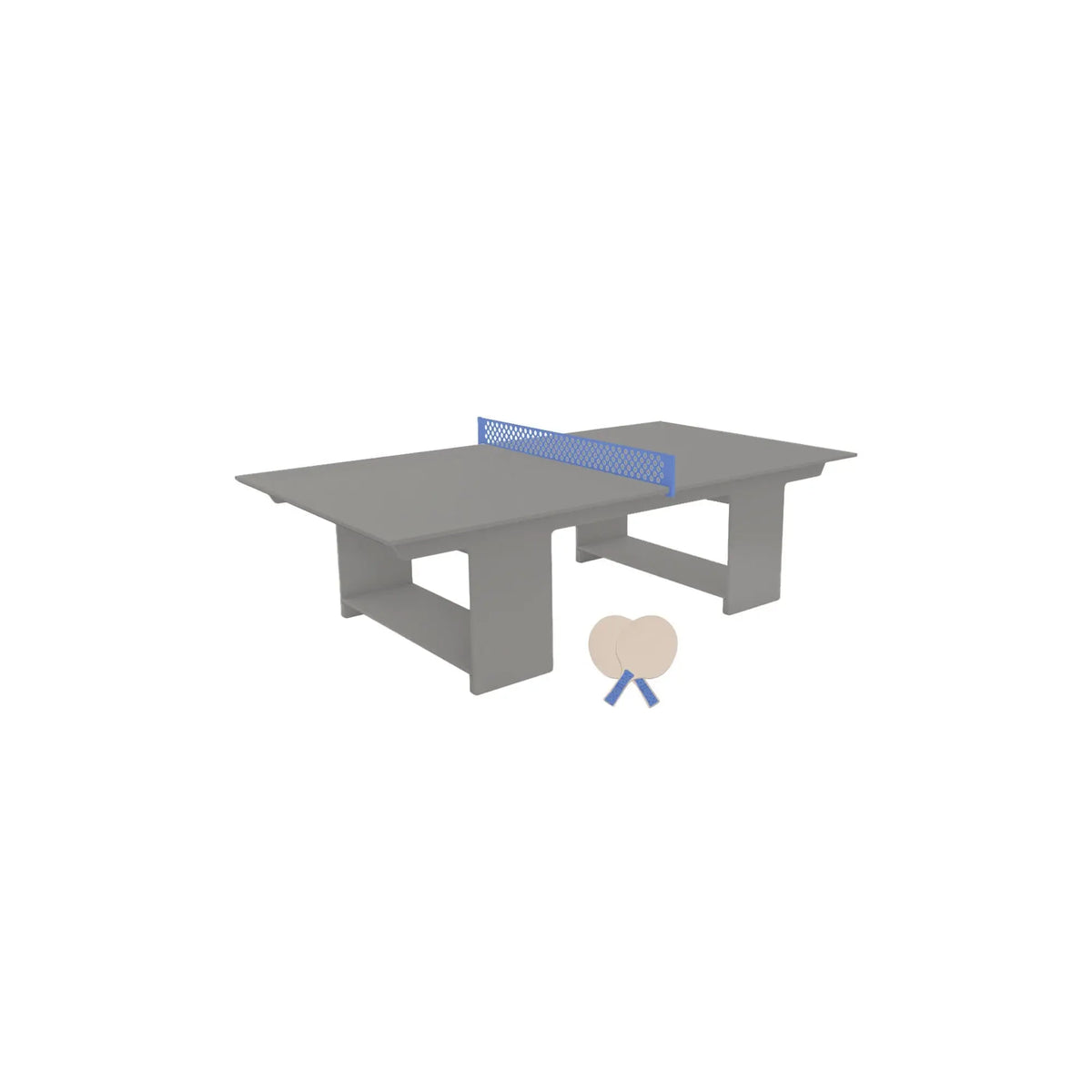 Ledge Lounger Table Tennis Set Resin Outdoor Ping Pong Table - view 64