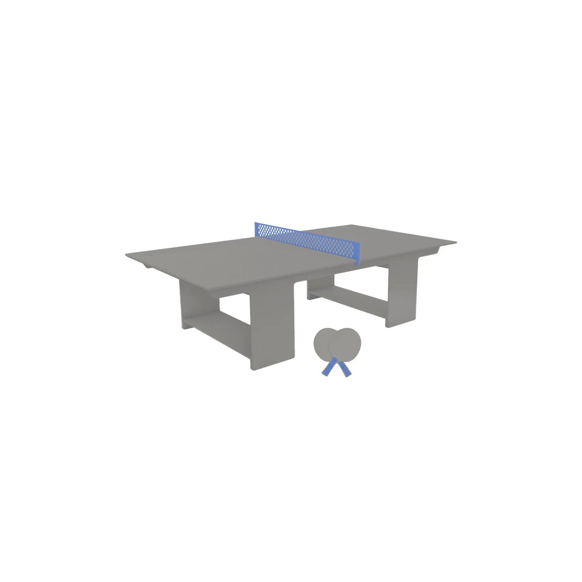Ledge Lounger Table Tennis Set Resin Outdoor Ping Pong Table - view 65