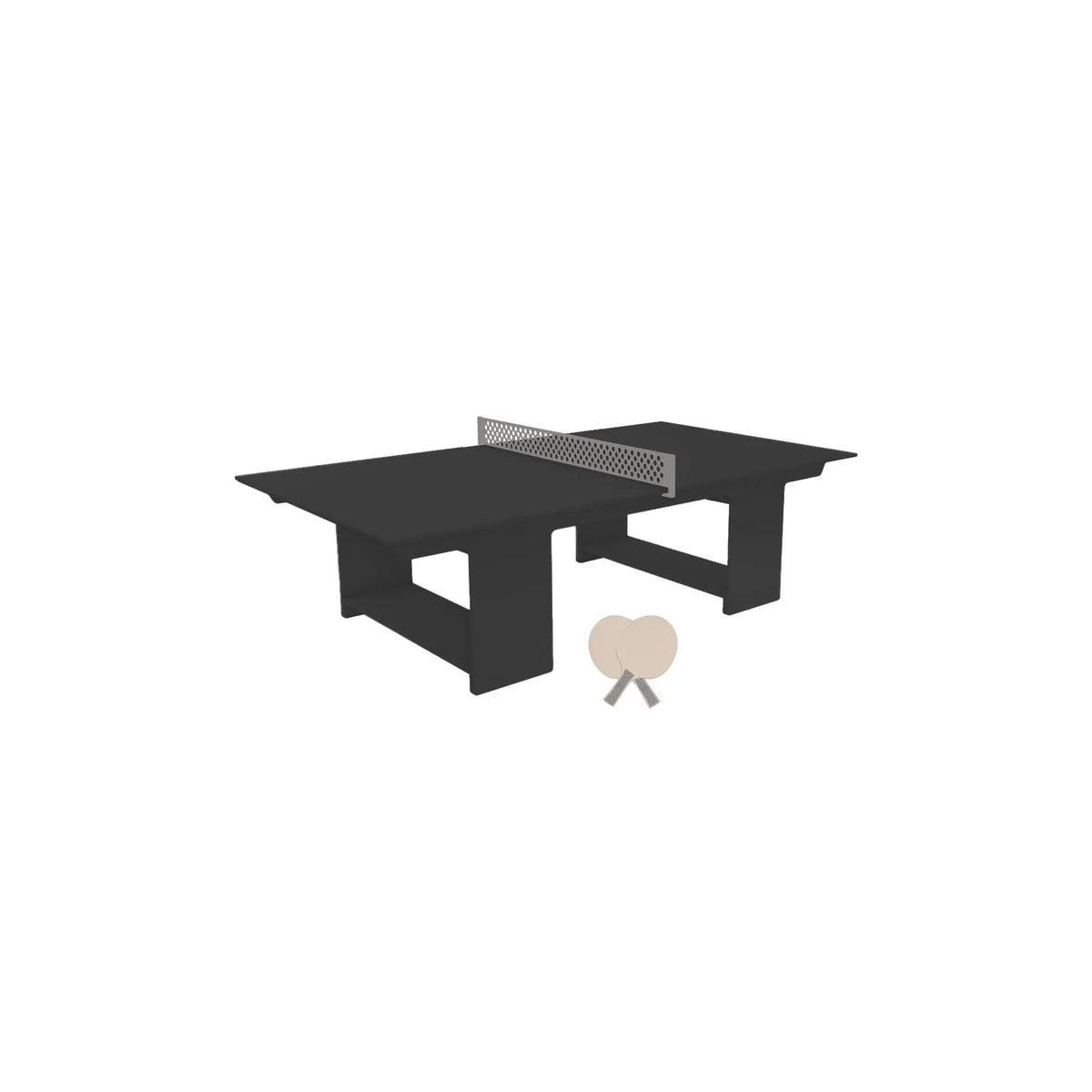 Ledge Lounger Table Tennis Set Resin Outdoor Ping Pong Table - view 76