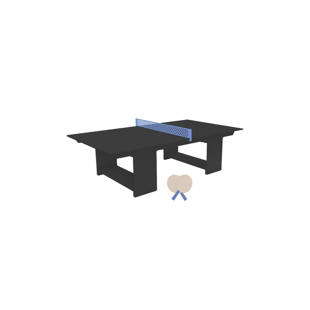 Ledge Lounger Table Tennis Set Resin Outdoor Ping Pong Table - view 82