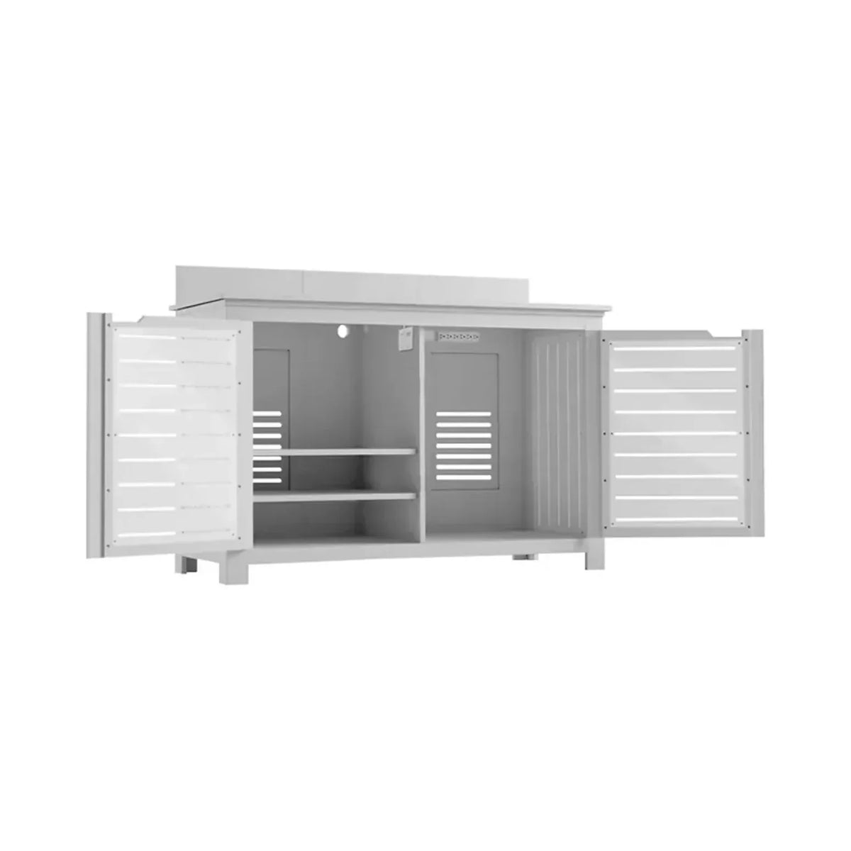 Ledge Lounger Mainstay Bar Credenza 57" Resin Outdoor Bar & TV Stand