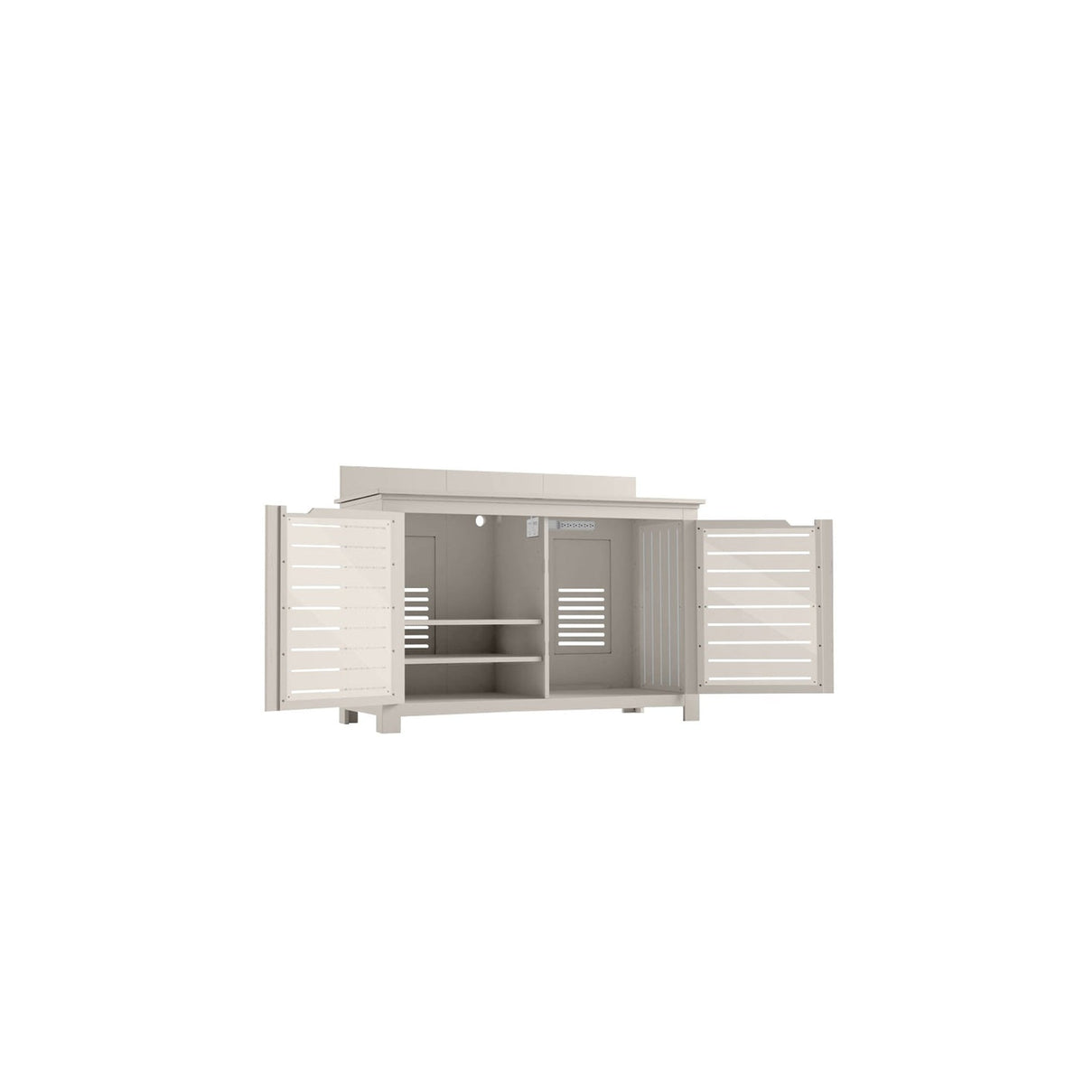 Ledge Lounger Mainstay Bar Credenza 57" Resin Outdoor Bar & TV Stand - view 14
