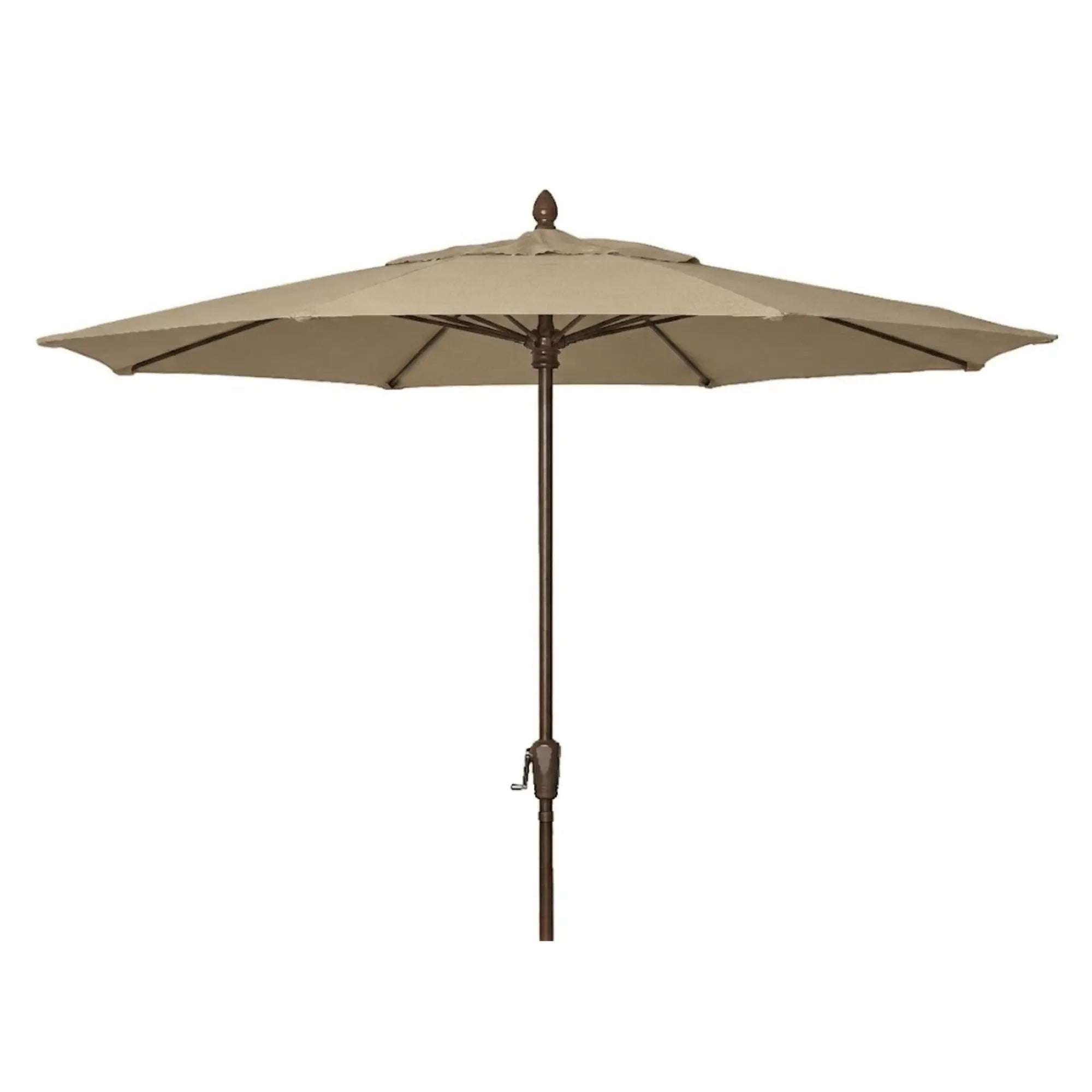 FiberBuilt 9' Oct Market Umbrella – Crank Lift – Marine-Grade Solution-Dyed Acrylic Canopy