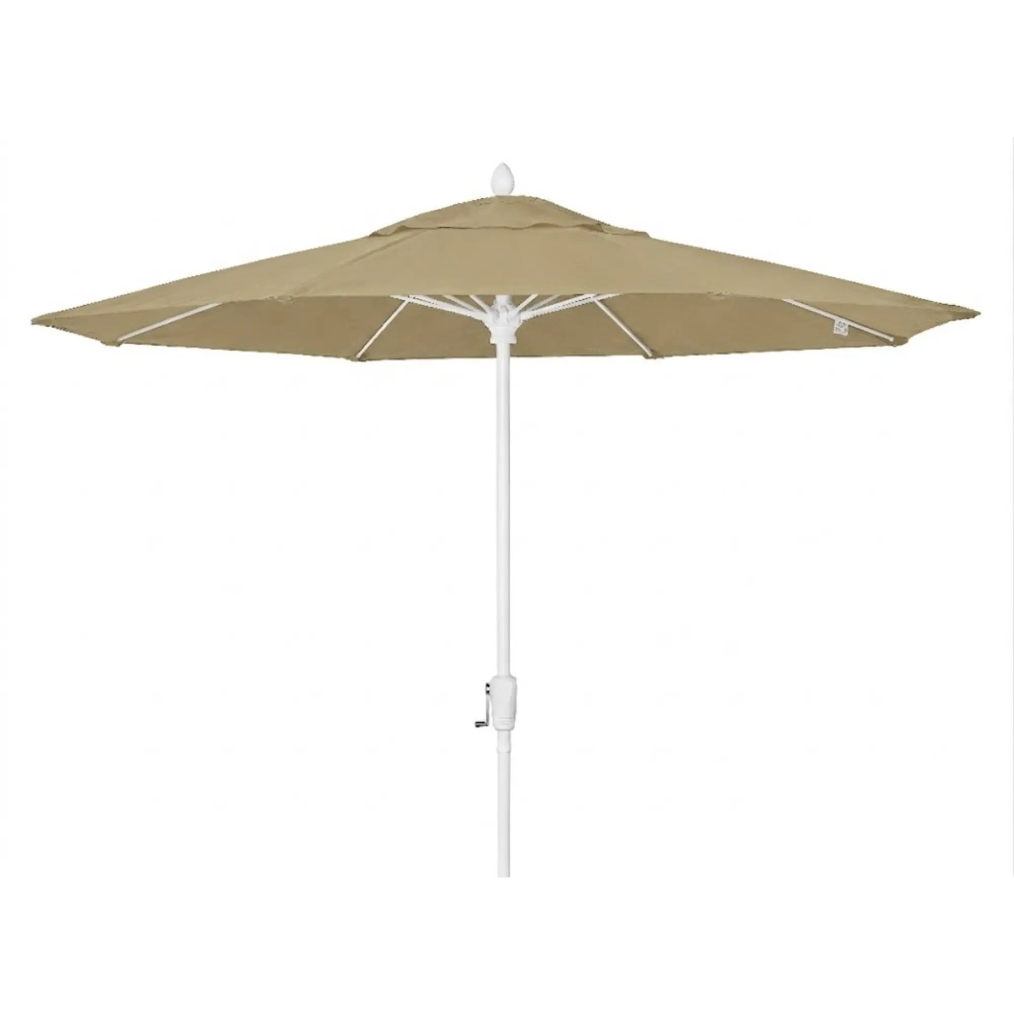 FiberBuilt 9' Oct Market Umbrella – Crank Lift – Marine-Grade Solution-Dyed Acrylic Canopy