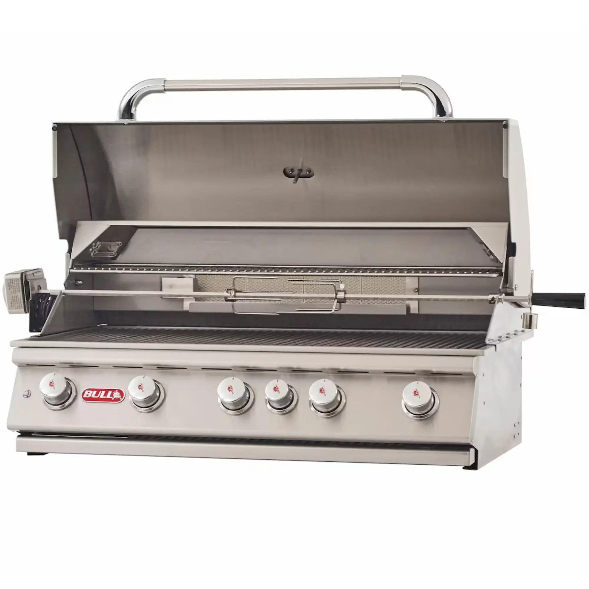 Bull Brahma 38-Inch 5-Burner Built-In Gas Grill with Rotisserie Bull