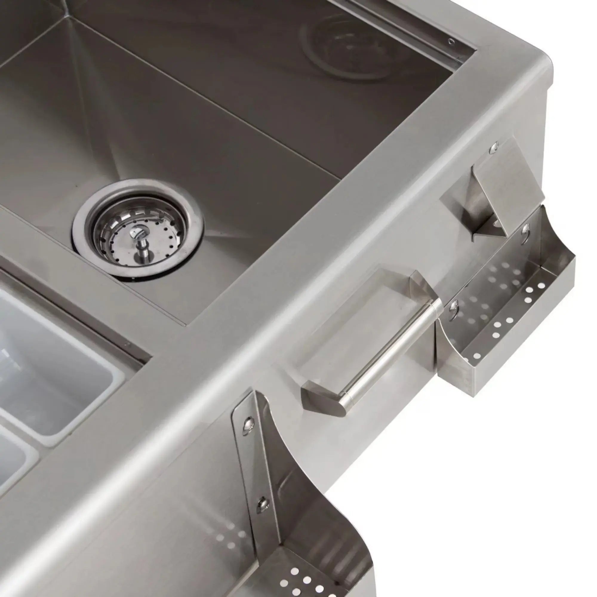 Blaze 30-Inch Built-In Beverage Center with Sink, Ice Bin & Cutting Board – BLZ-30CKT-SNK Blaze
