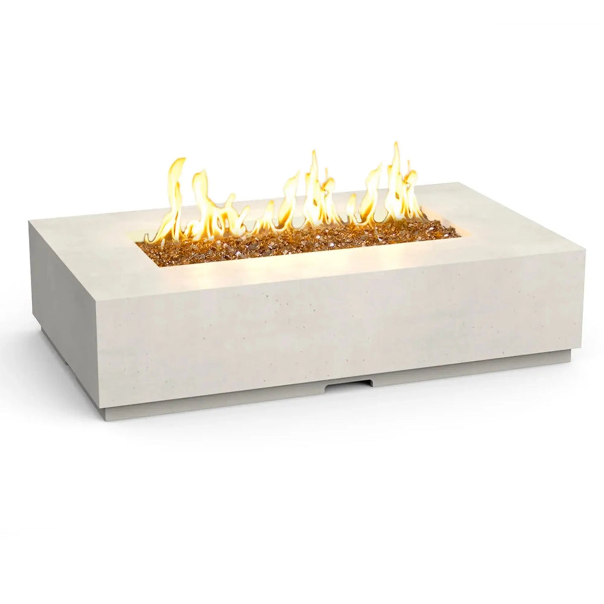 American Fyre Designs Legend 60" Rectangular GFRC Gas Fire Pit Table American Fyre Designs