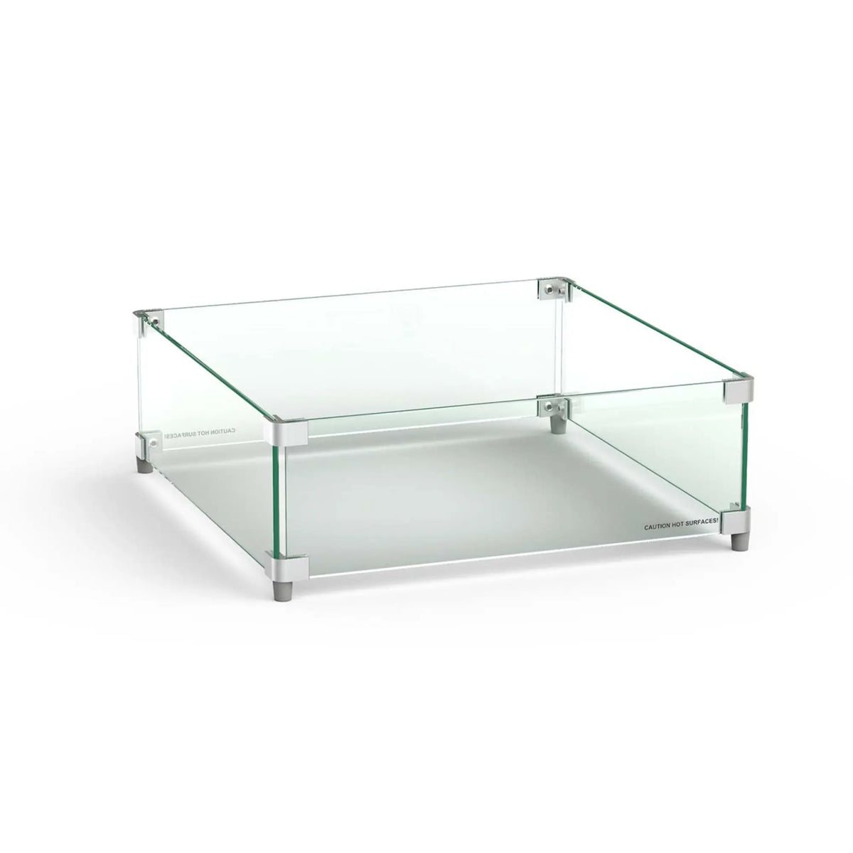 American Fyre Designs Square Tempered Glass Wind Guard American Fyre Designs
