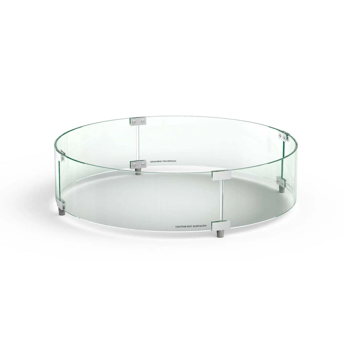 American Fyre Designs Round Tempered Glass Wind Guard American Fyre Designs