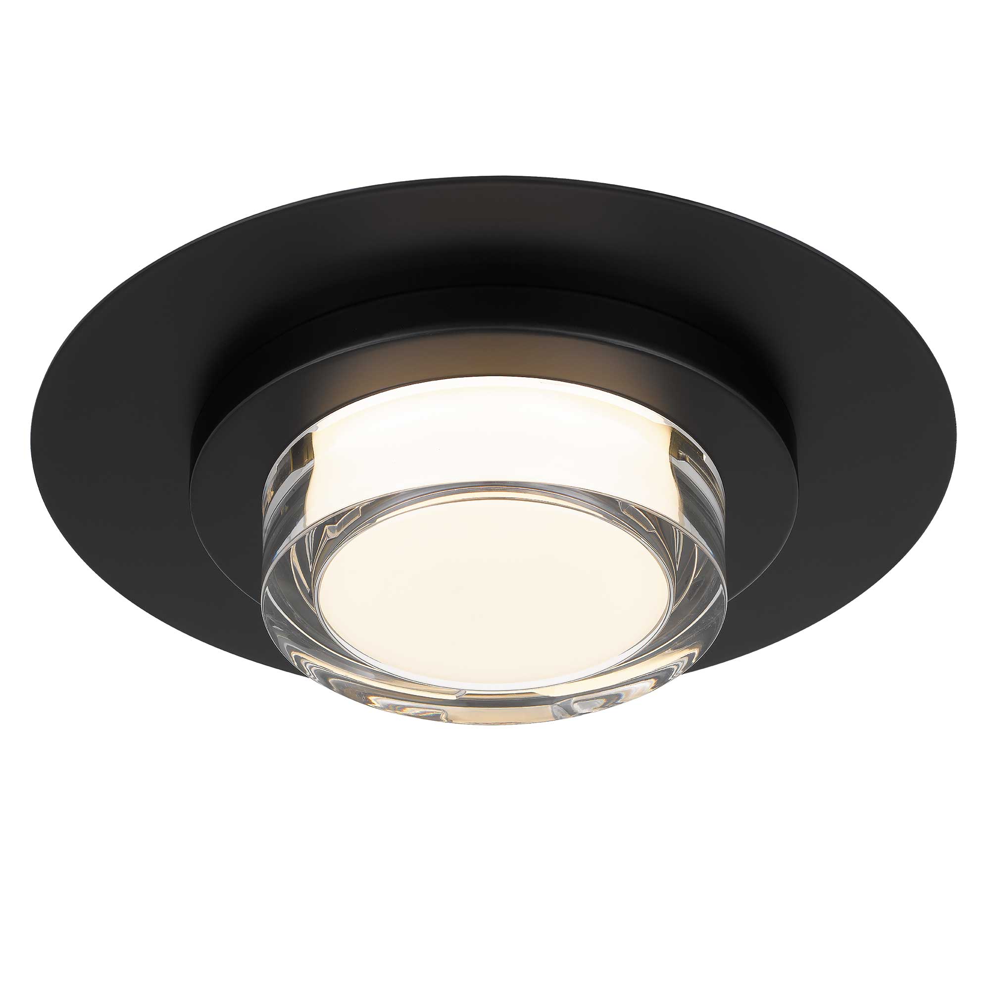 Alteck Plate 12-Inch Black 3-CCT LED Outdoor Flush Mount Light - AFM0012-3CCT-W-BK - Product Image 4