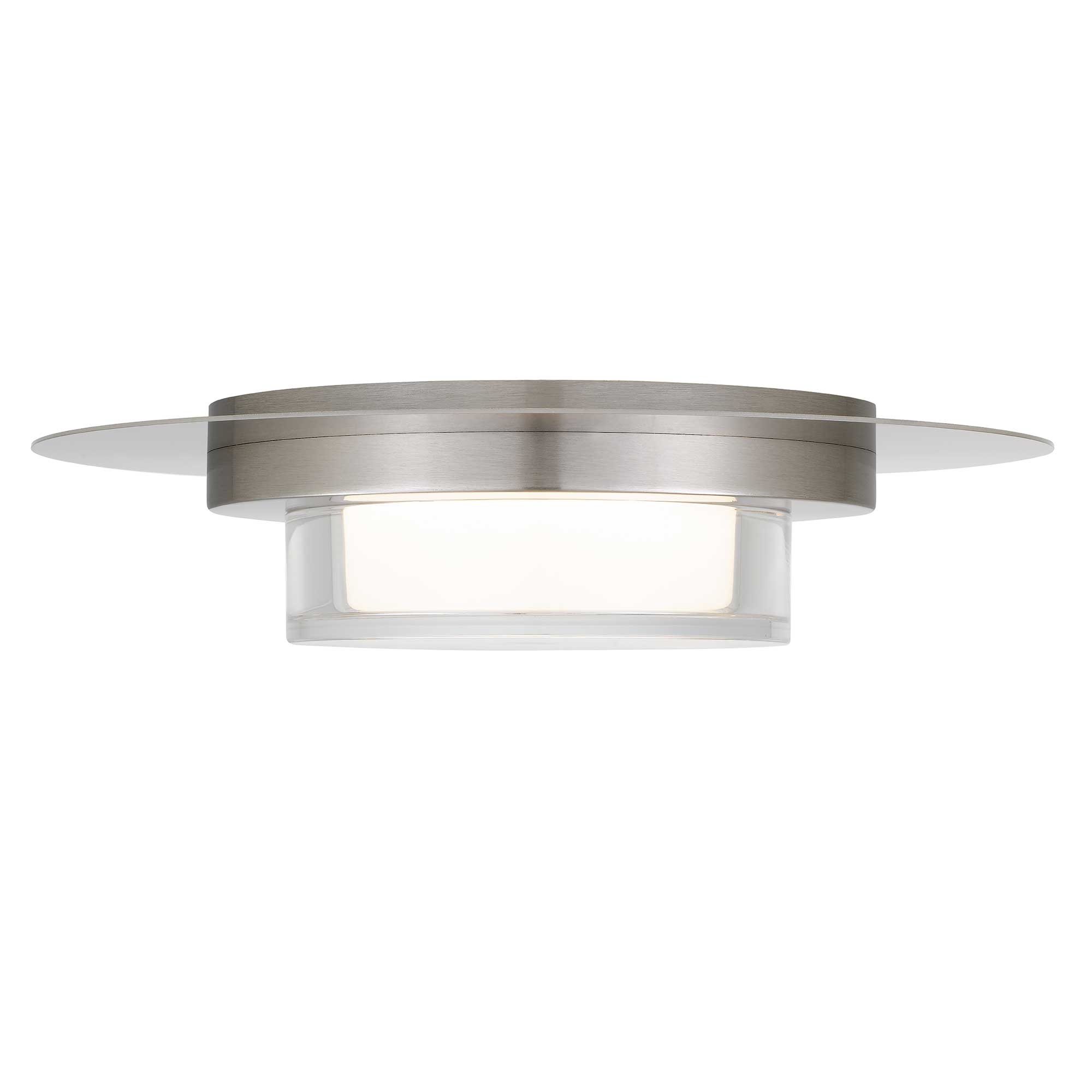 Alteck Plate 12-Inch Stainless Steel 3-CCT LED Outdoor Flush Mount Light - AFM0012-3CCT-W-BSS - Product Image 4